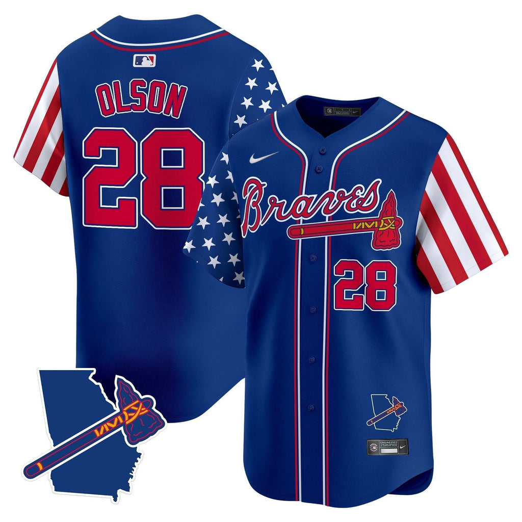 ATL 2025 Independence Day Vapor Premier Limited Jersey N1 - All Stitched