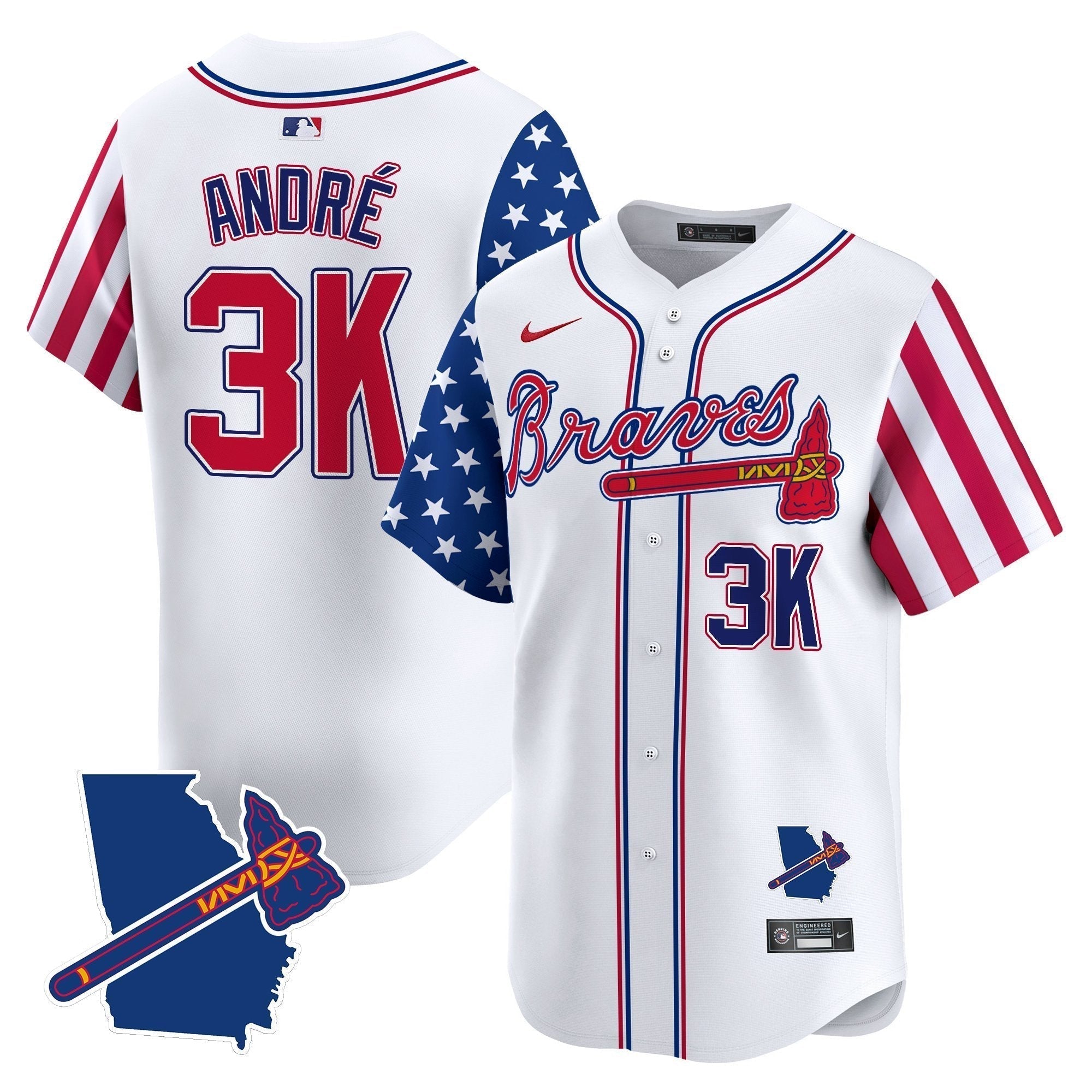 ATL 2025 Independence Day Vapor Premier Limited Men Jersey N1 - All Stitched