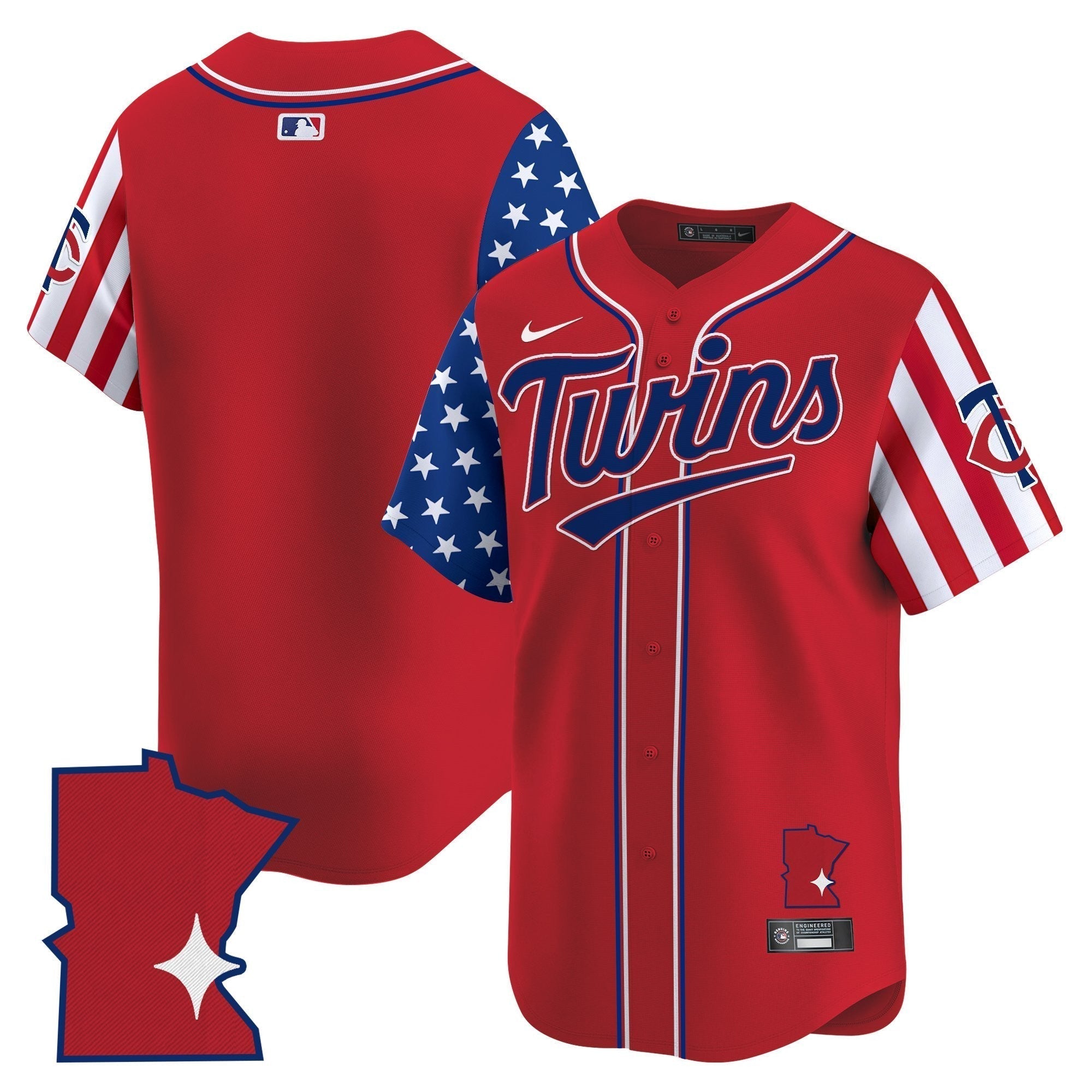 MIN 2025 Independence Day Vapor Premier Limited Jersey - All Stitched