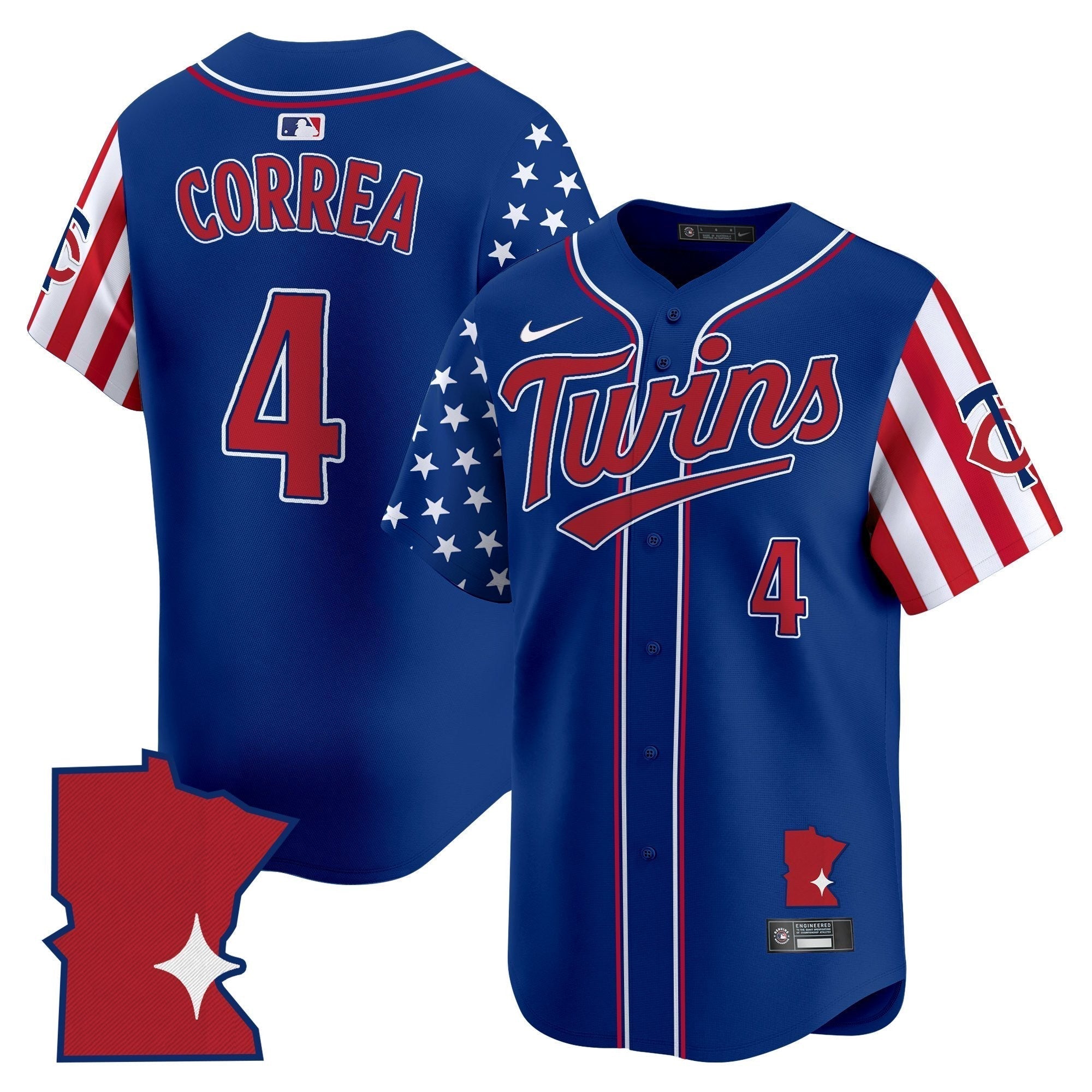 MIN 2025 Independence Day Vapor Premier Limited Jersey - All Stitched
