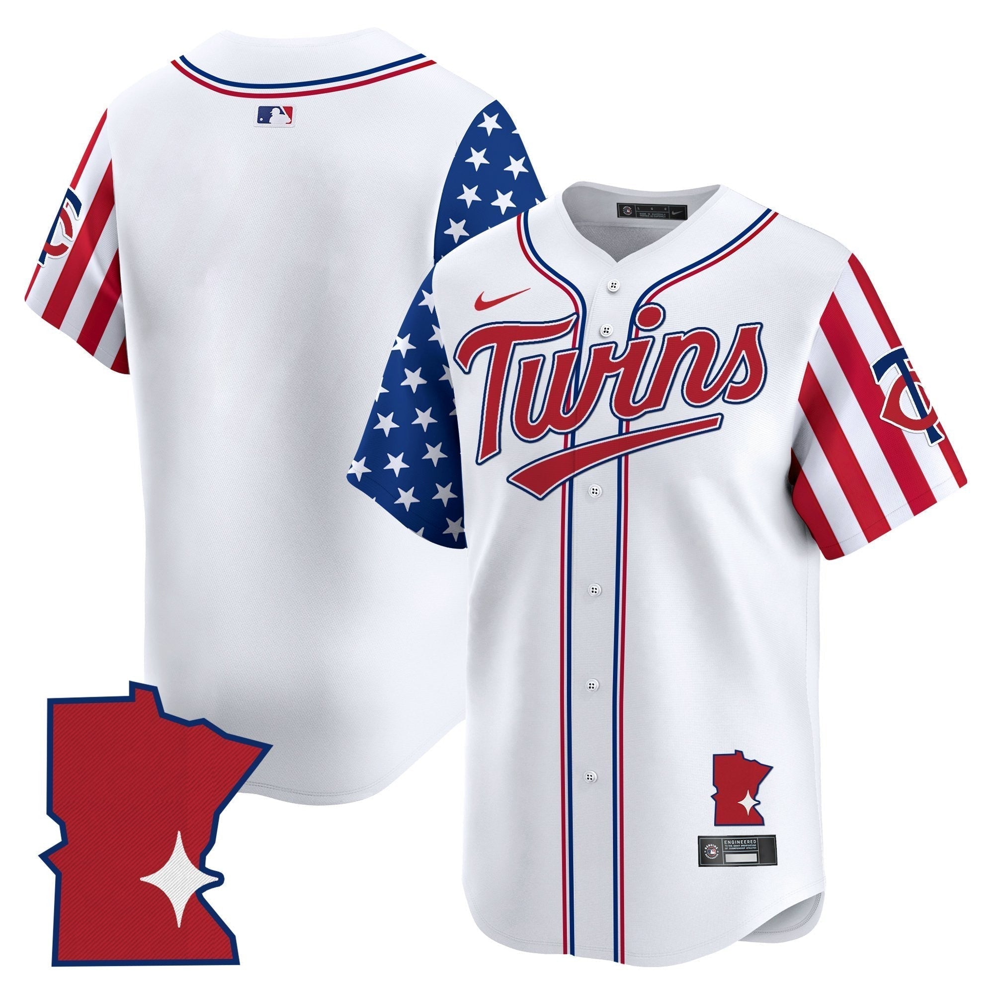 MIN 2025 Independence Day Vapor Premier Limited Men Jersey - All Stitched
