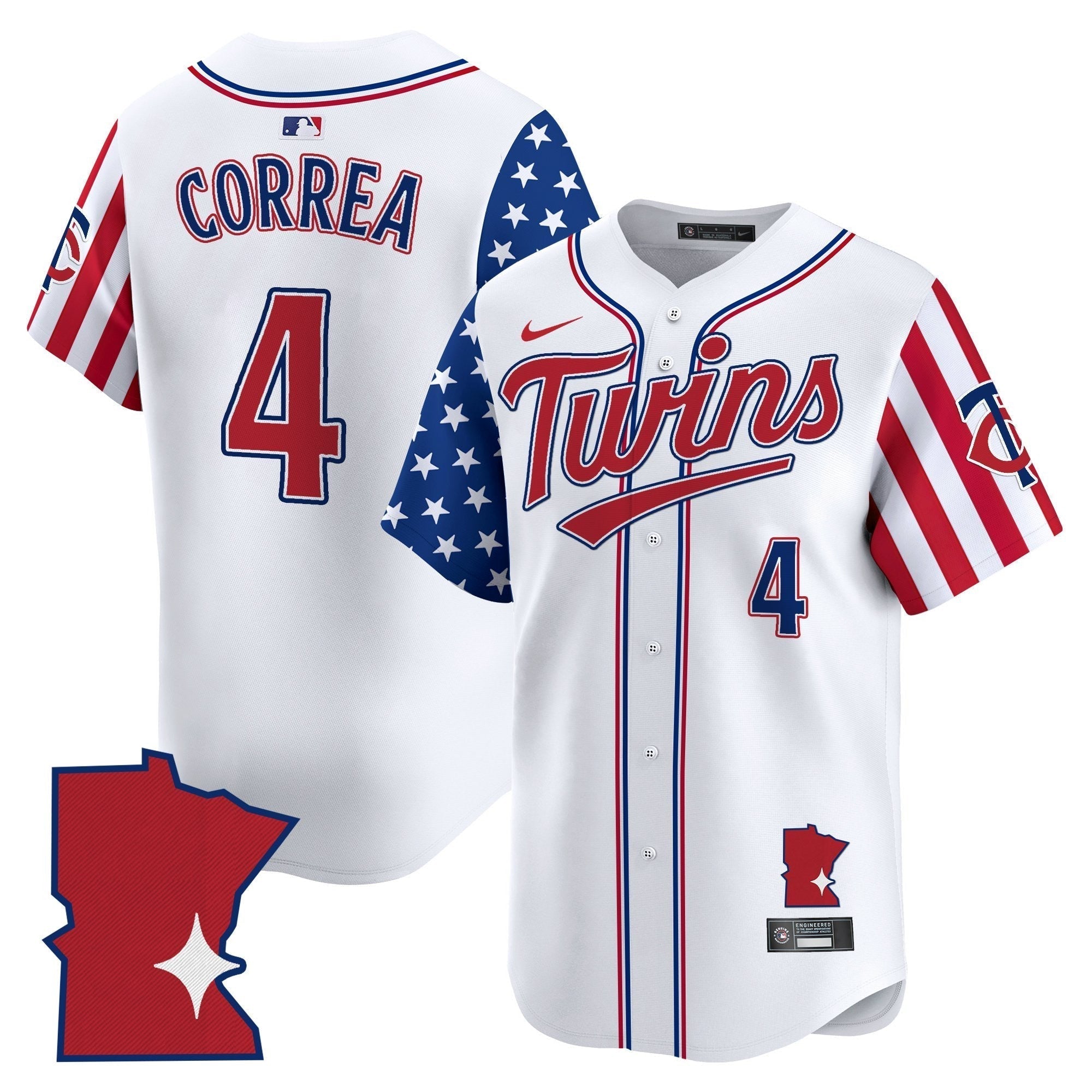 MIN 2025 Independence Day Vapor Premier Limited Men Jersey - All Stitched