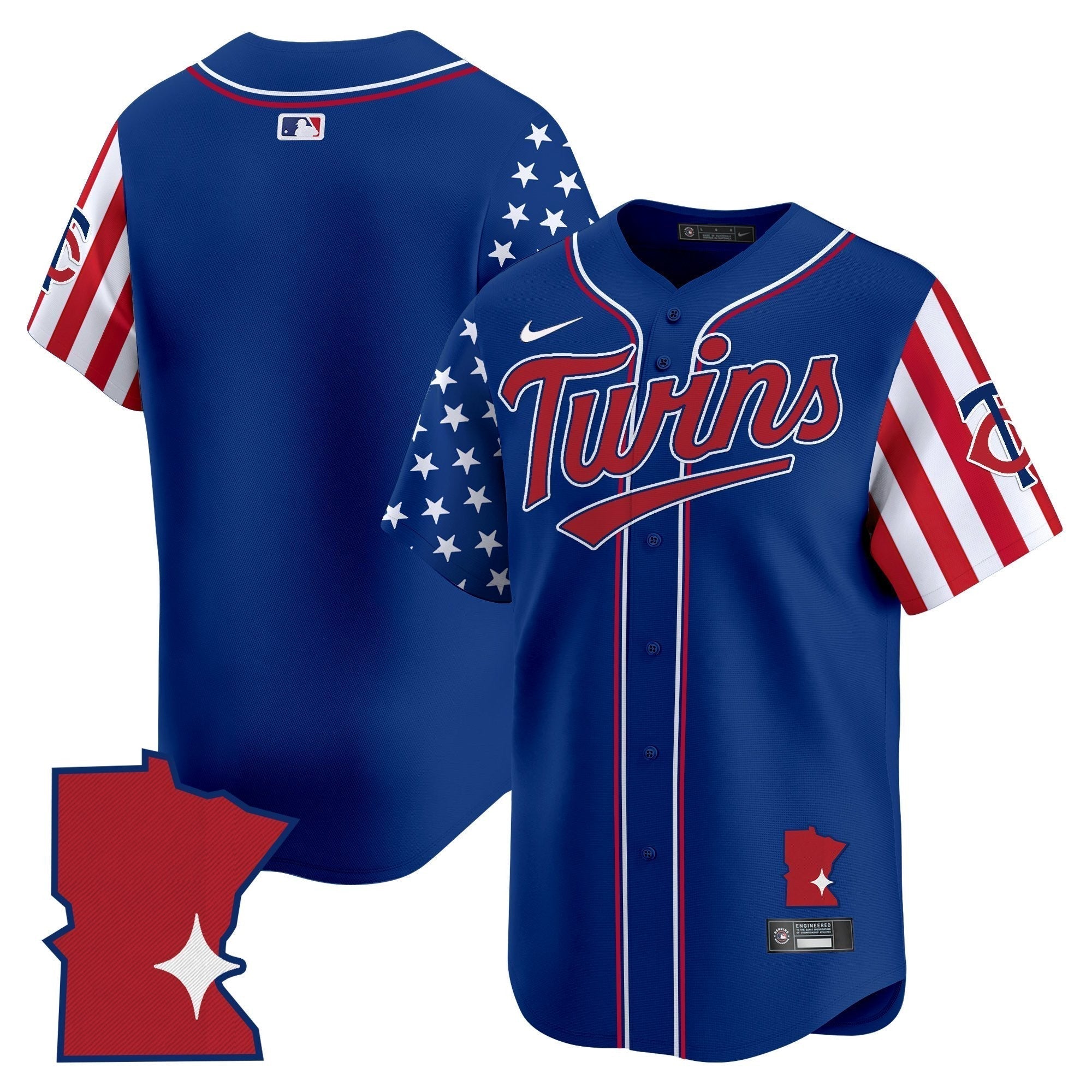 MIN 2025 Independence Day Vapor Premier Limited Jersey - All Stitched