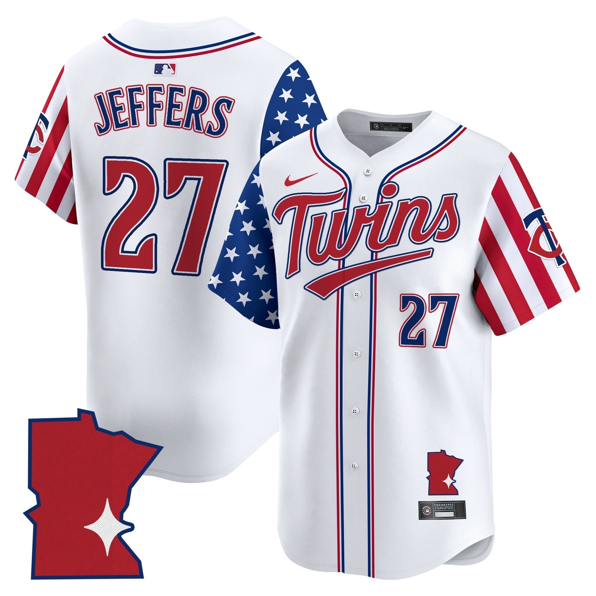 MIN 2025 Independence Day Vapor Premier Limited Men Jersey - All Stitched