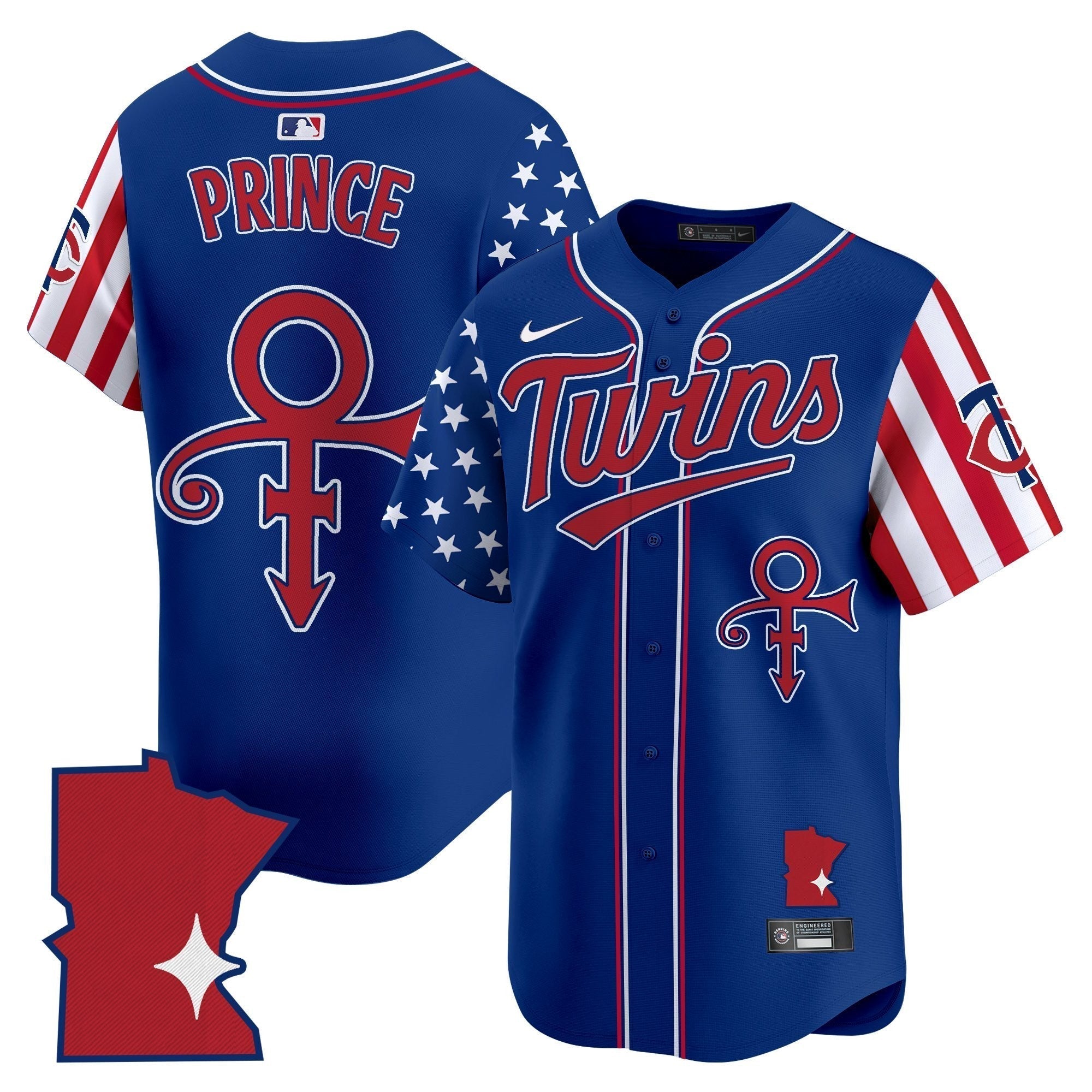 MIN 2025 Independence Day Vapor Premier Limited Jersey - All Stitched