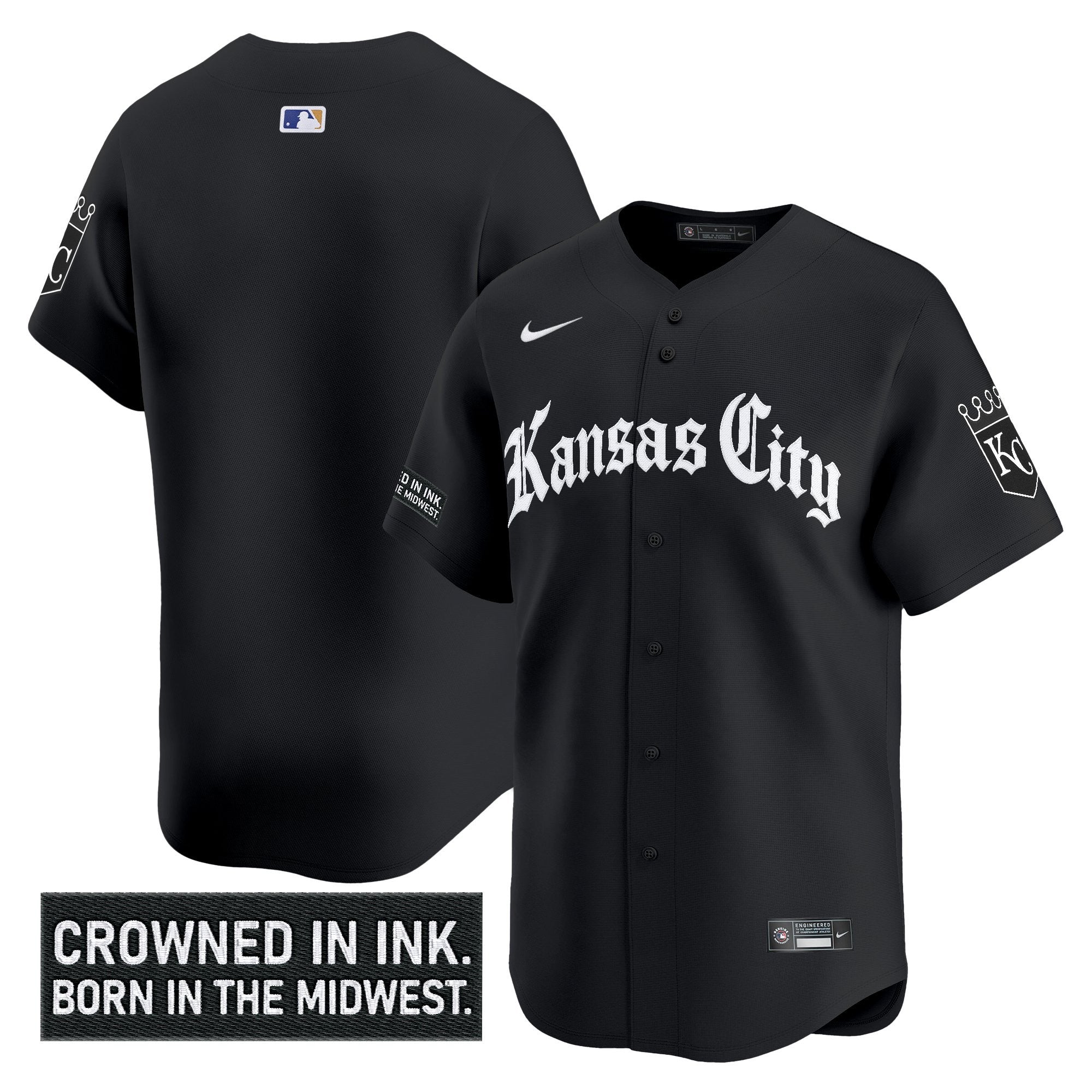 KC 'Gothic Crown Edition' Vapor Premier Limited Men Jersey - All Stitched