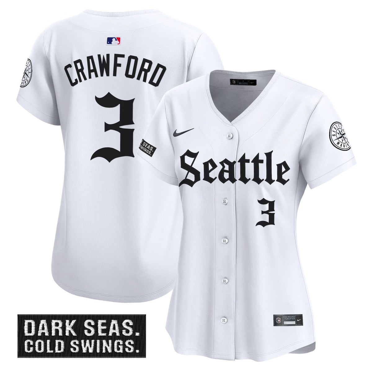 Women's SEA 'Deep Sea Gothic Edition' Vapor Premier Limited Jersey - All Stitched