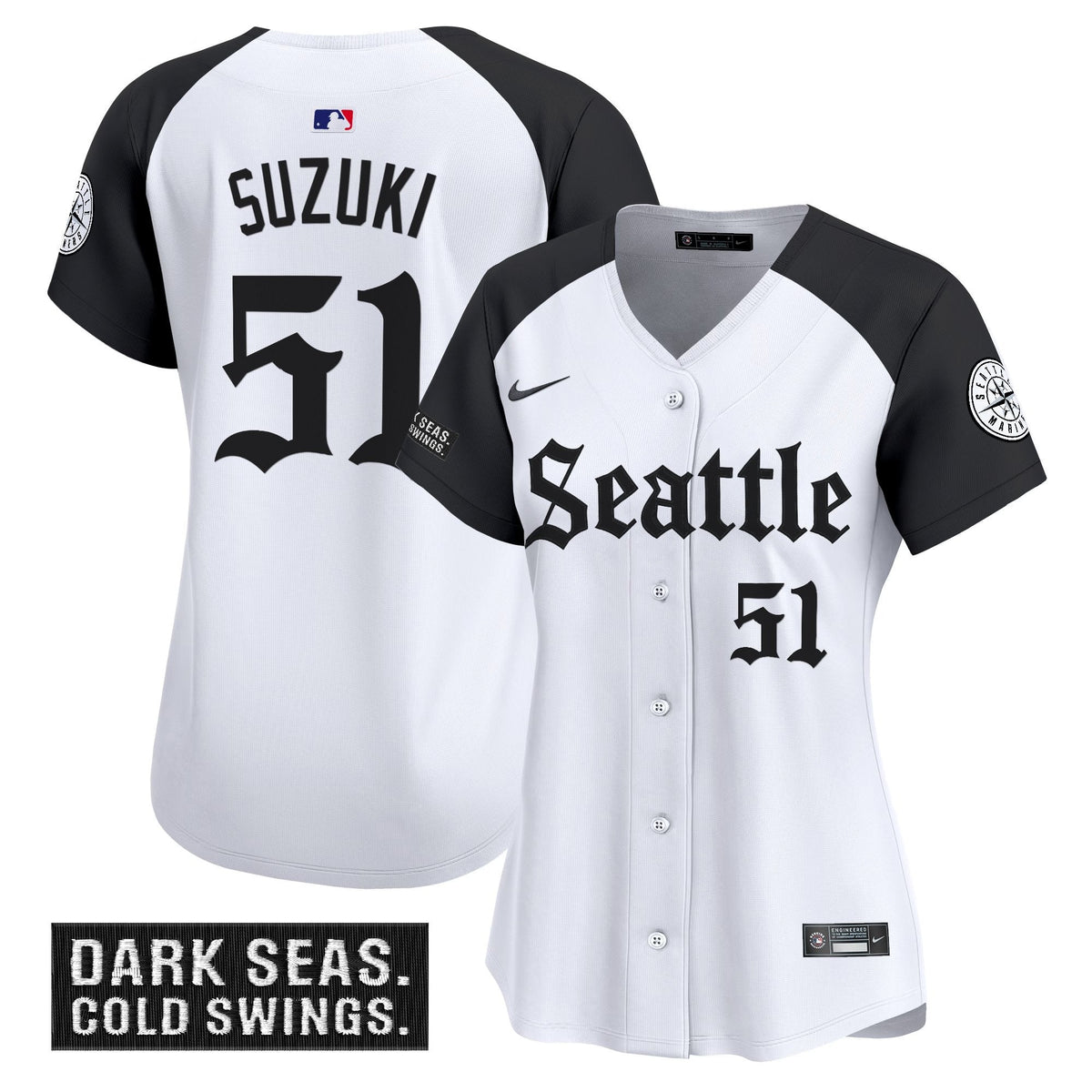 Women's SEA 'Deep Sea Gothic Edition' Vapor Premier Limited Jersey - All Stitched