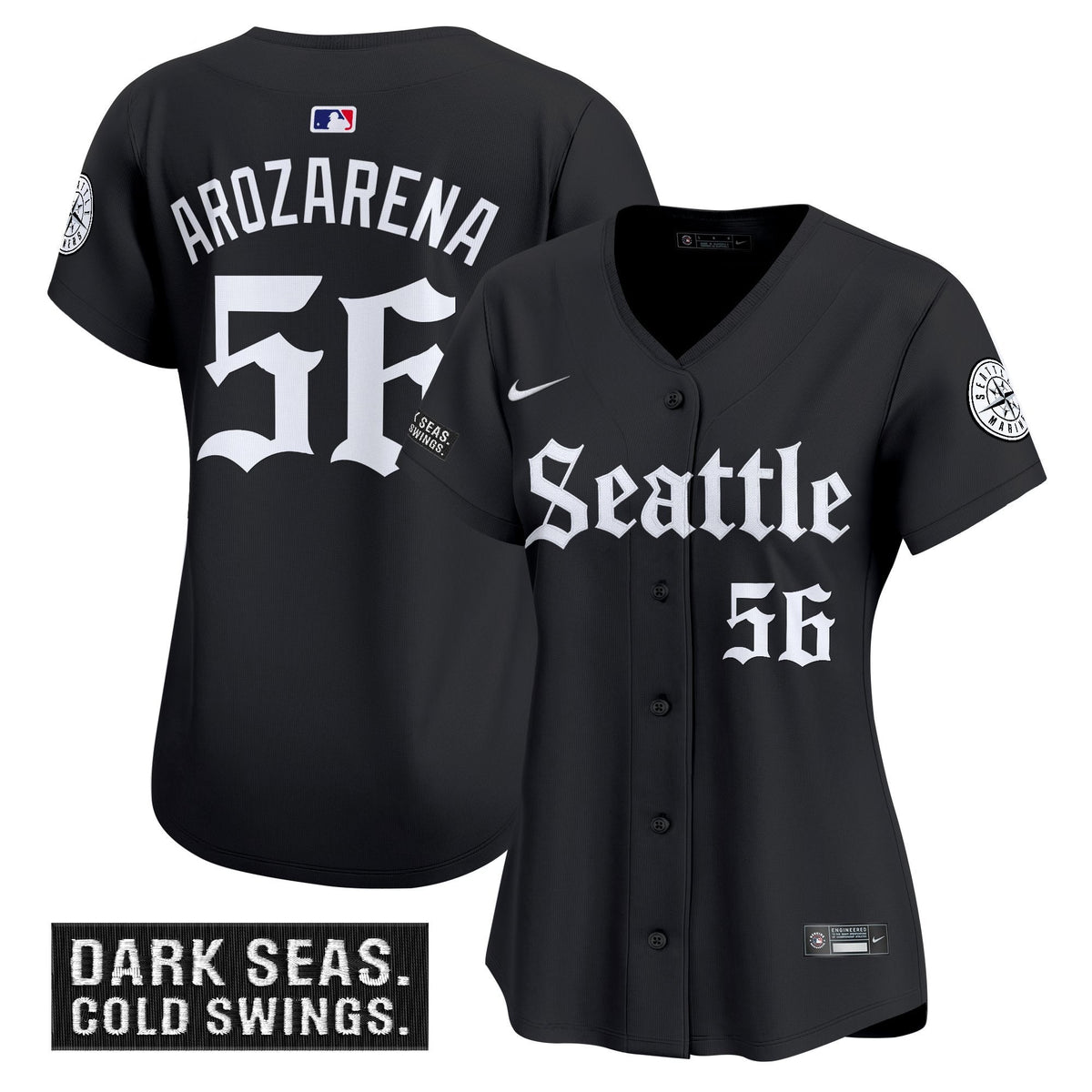 Women's SEA 'Deep Sea Gothic Edition' Vapor Premier Limited Jersey - All Stitched