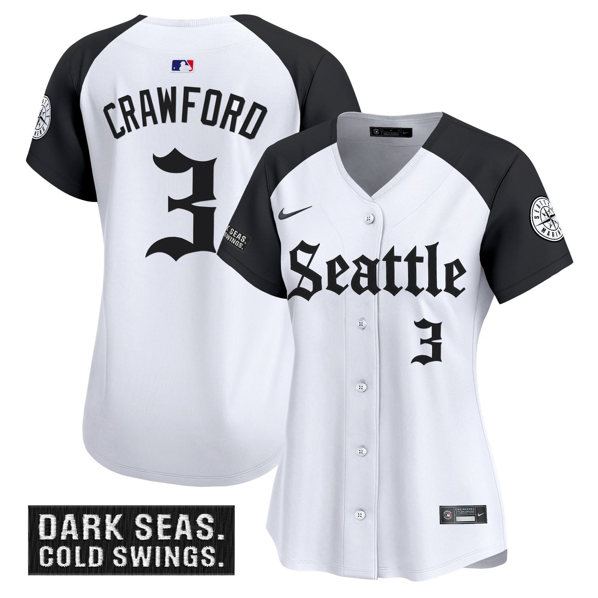Women's SEA 'Deep Sea Gothic Edition' Vapor Premier Limited Jersey - All Stitched
