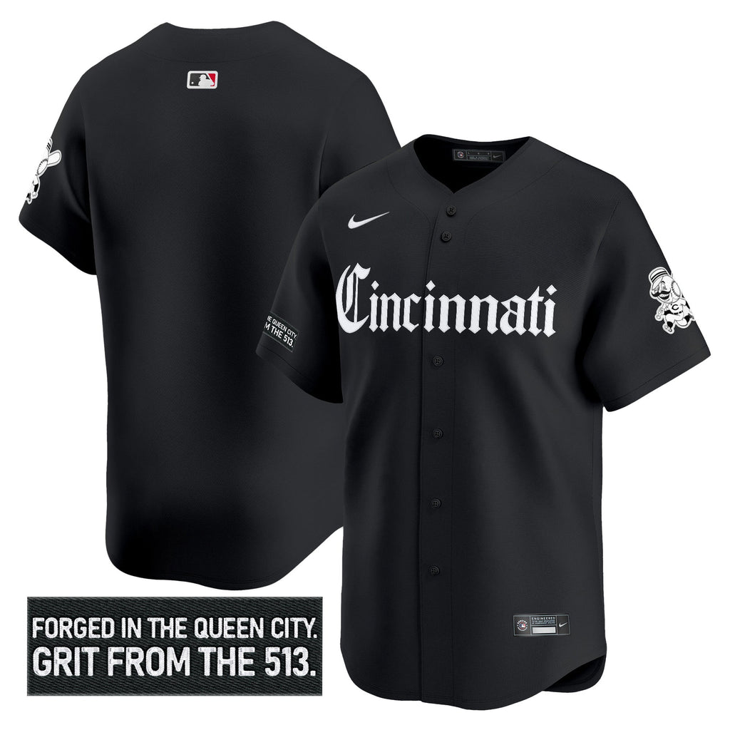 CIN 'Gothic Queen City Edition' Vapor Premier Limited Men Jersey - All Stitched