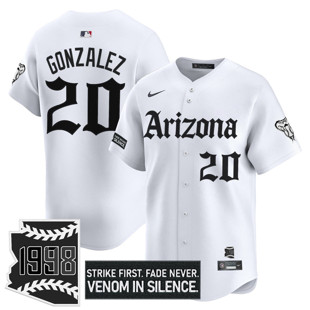 ARI 'Gothic Desert Fang Edition' Vapor Premier Limited Jersey - All Stitched