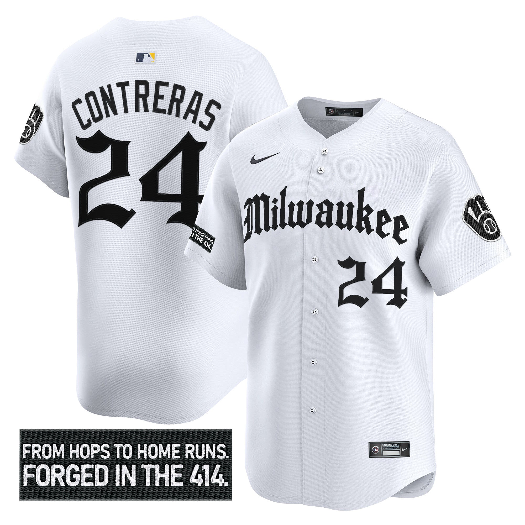 MIL 'Gothic 414 Shadows Edition' Vapor Premier Limited Jersey - All Stitched