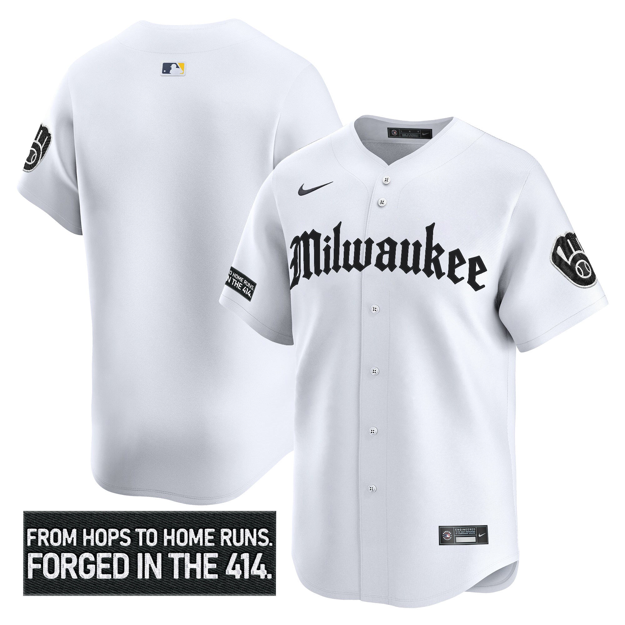 MIL 'Gothic 414 Shadows Edition' Vapor Premier Limited Jersey - All Stitched