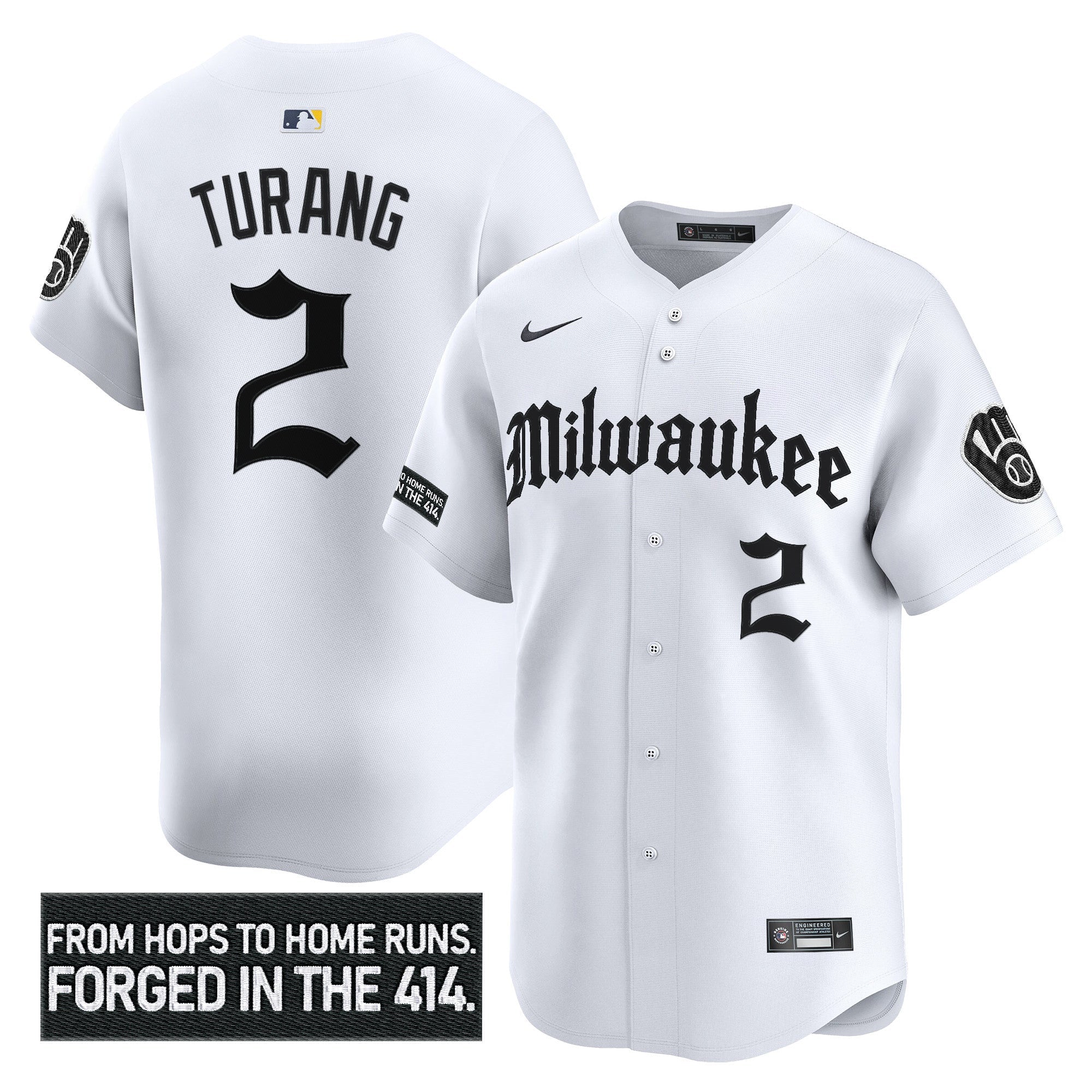 MIL 'Gothic 414 Shadows Edition' Vapor Premier Limited Jersey - All Stitched