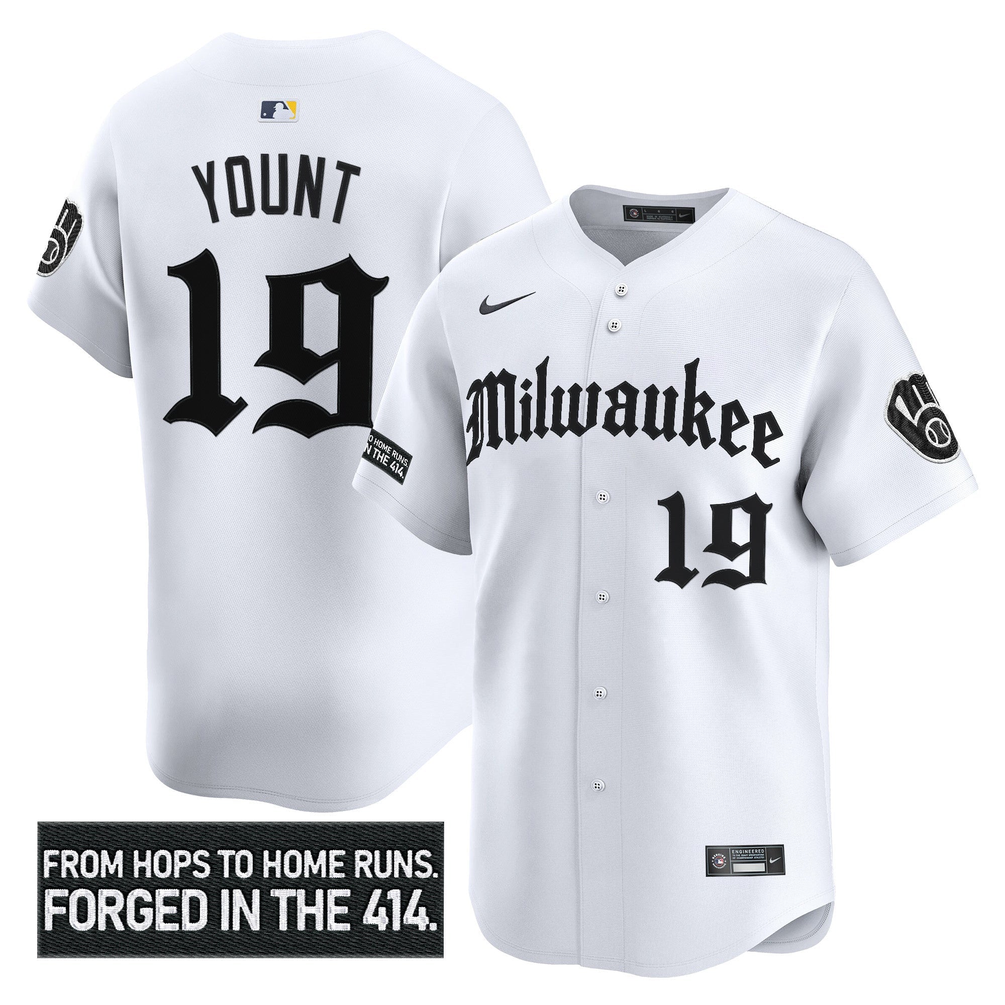 MIL 'Gothic 414 Shadows Edition' Vapor Premier Limited Jersey - All Stitched