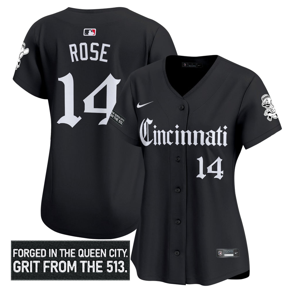 Women's CIN 'Gothic Queen City Edition' Vapor Premier Limited Jersey - All Stitched