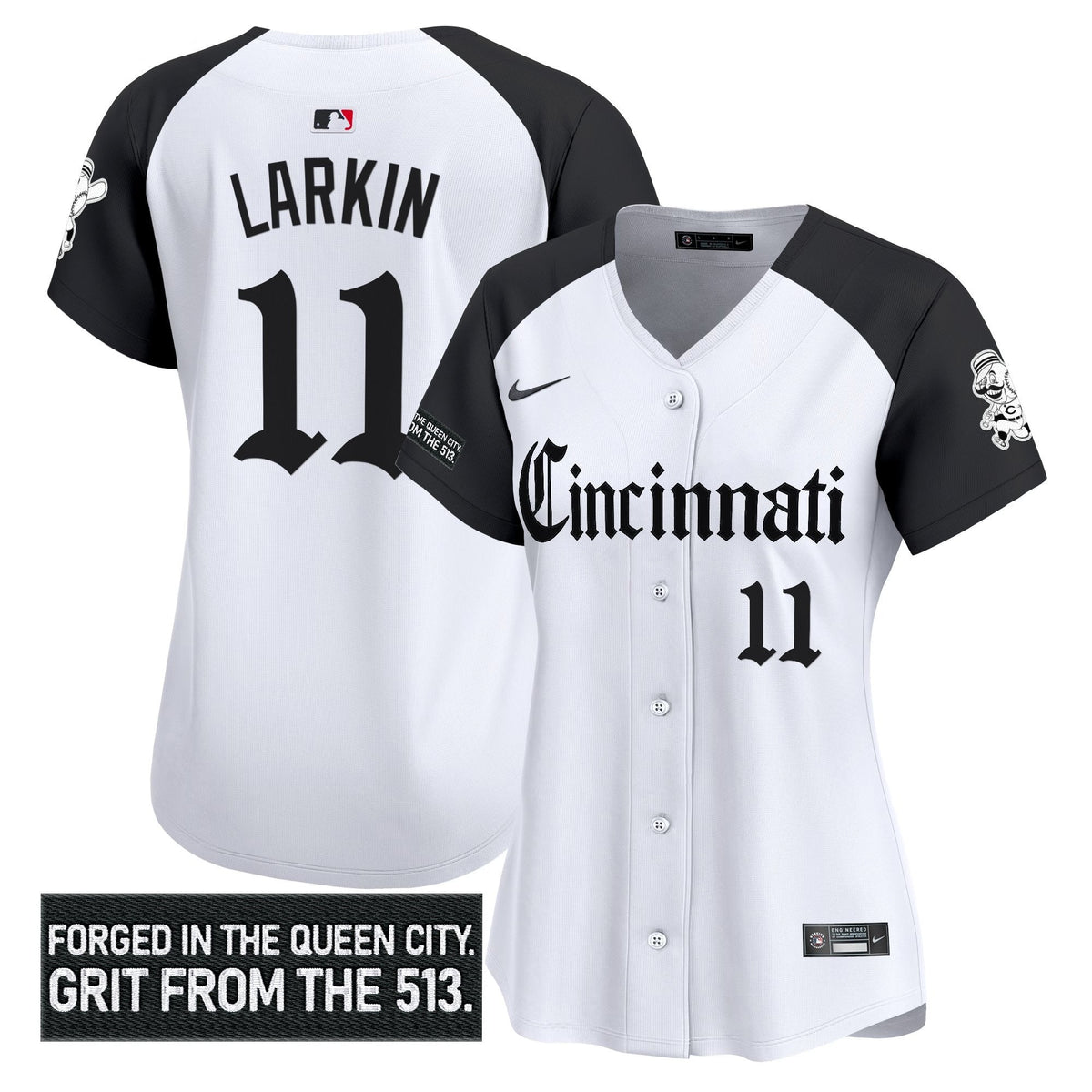 Women's CIN 'Gothic Queen City Edition' Vapor Premier Limited Jersey - All Stitched