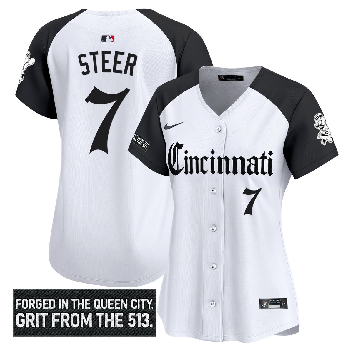 Women's CIN 'Gothic Queen City Edition' Vapor Premier Limited Jersey - All Stitched