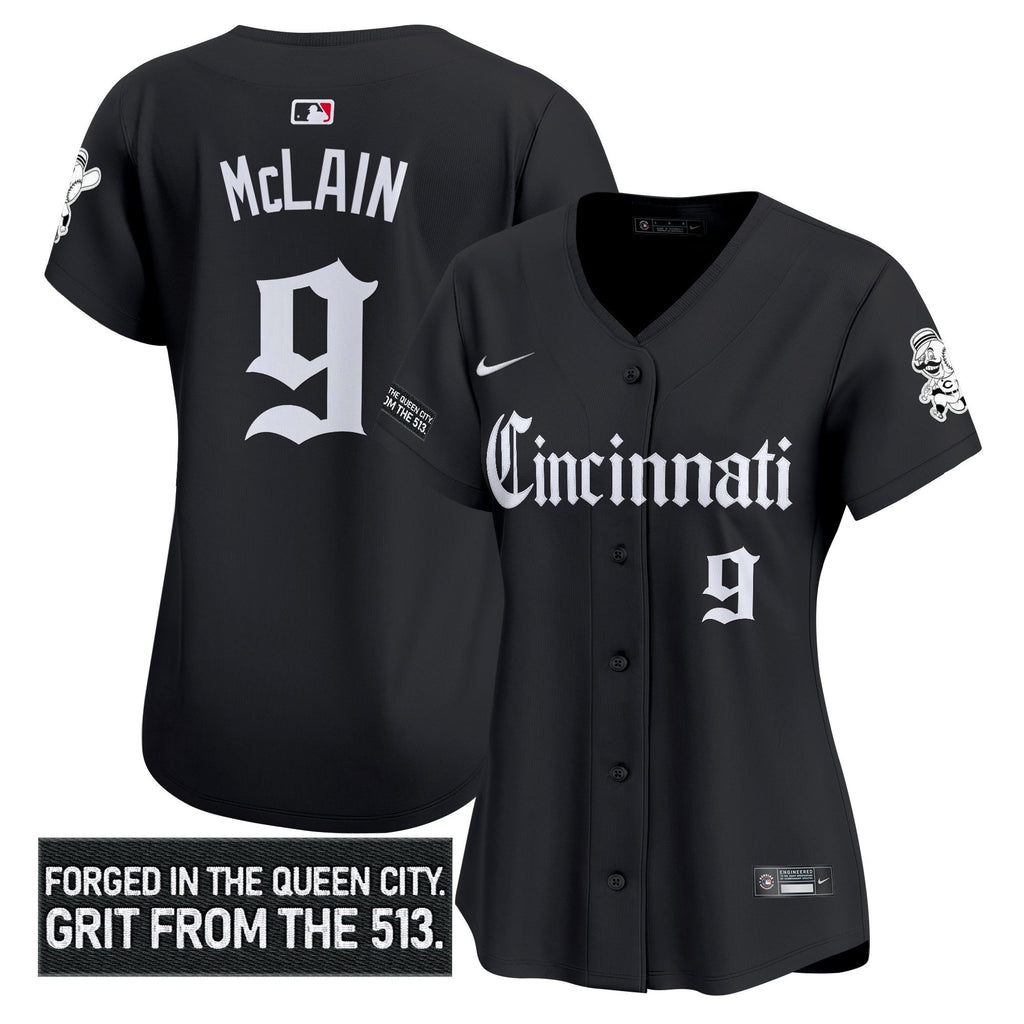Women's CIN 'Gothic Queen City Edition' Vapor Premier Limited Jersey - All Stitched