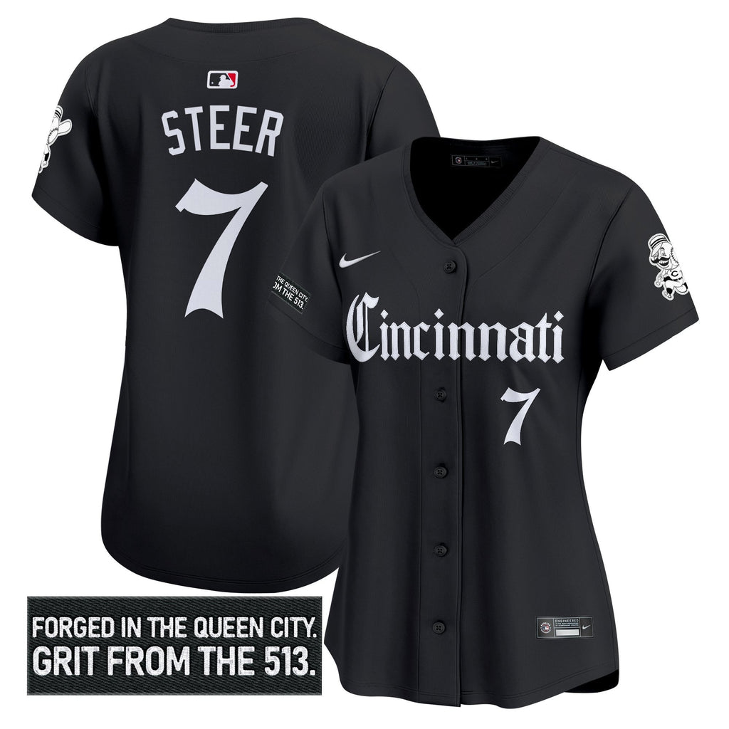 Women's CIN 'Gothic Queen City Edition' Vapor Premier Limited Jersey - All Stitched