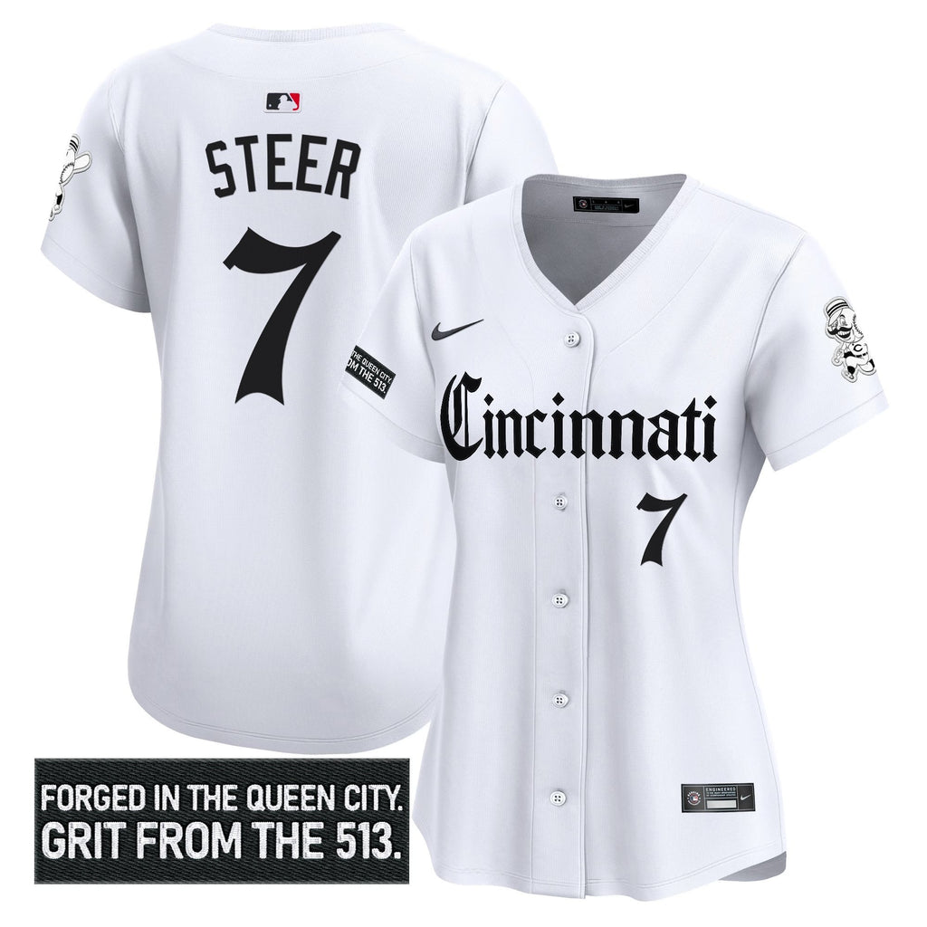 Women's CIN 'Gothic Queen City Edition' Vapor Premier Limited Jersey - All Stitched