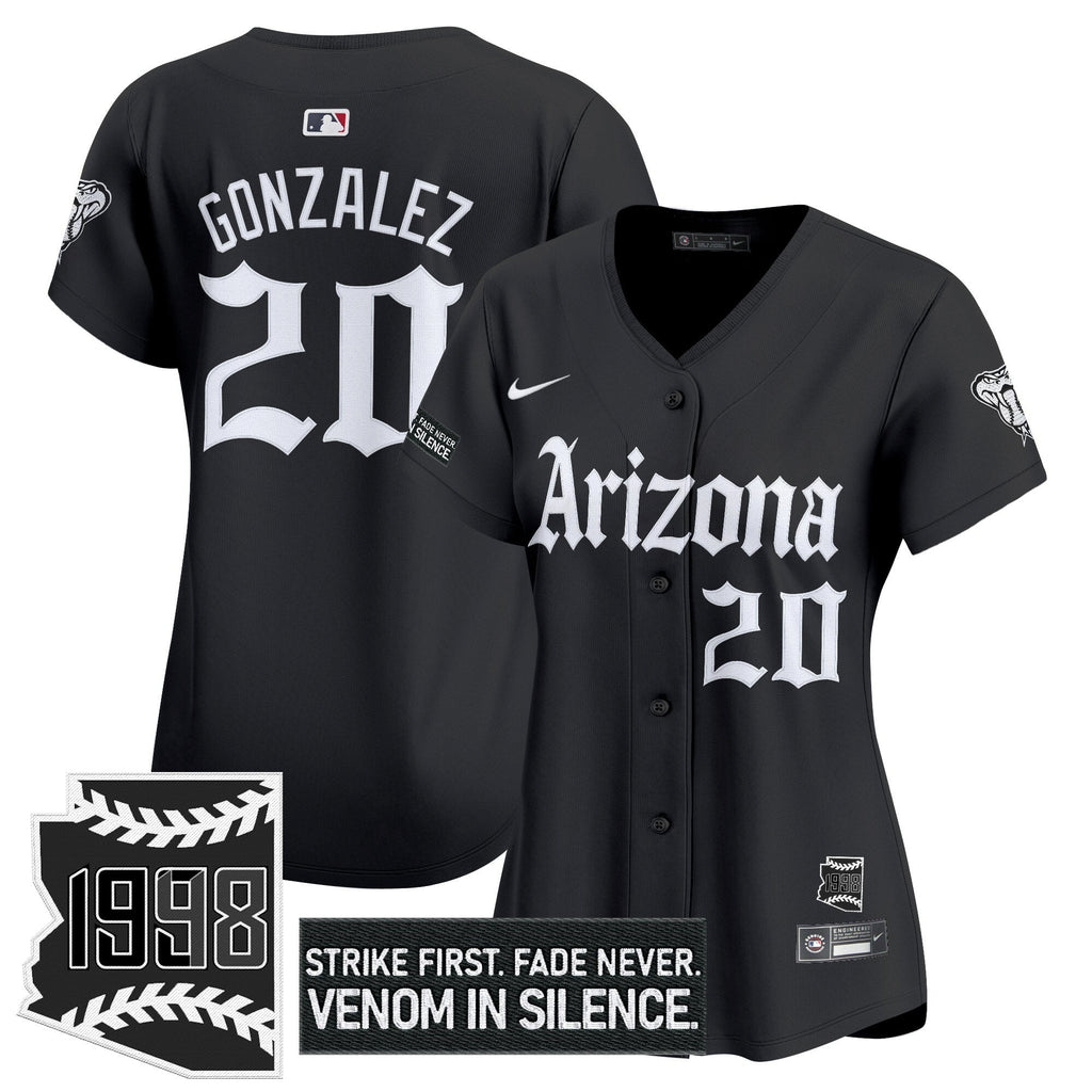 Women's ARI 'Gothic Desert Fang Edition' Vapor Premier Limited Jersey - All Stitched