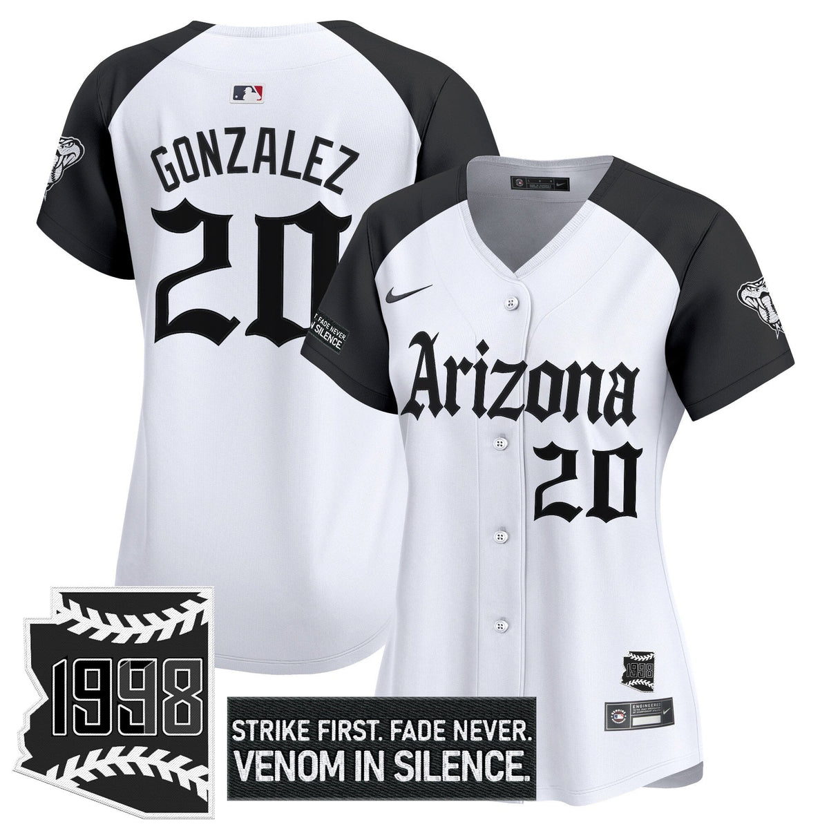 Women's ARI 'Gothic Desert Fang Edition' Vapor Premier Limited Jersey - All Stitched