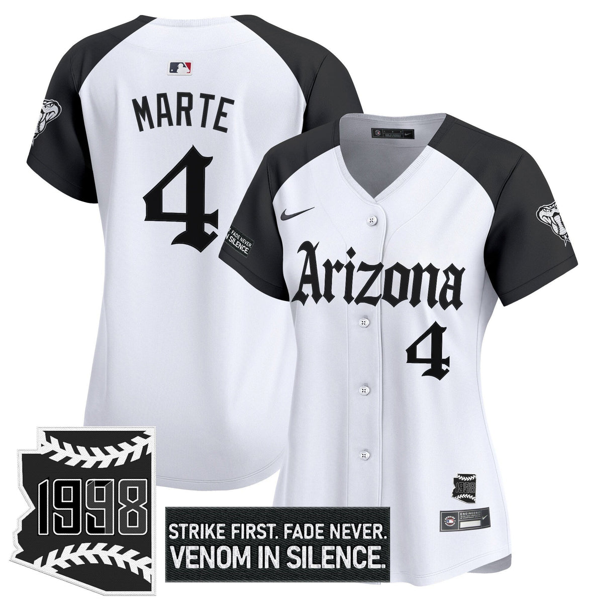 Women's ARI 'Gothic Desert Fang Edition' Vapor Premier Limited Jersey - All Stitched