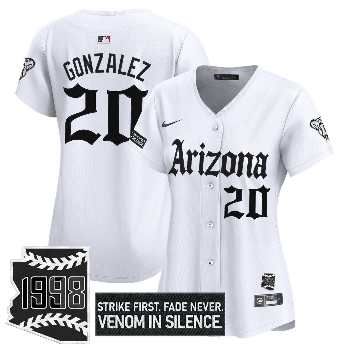 Women's ARI 'Gothic Desert Fang Edition' Vapor Premier Limited Jersey - All Stitched
