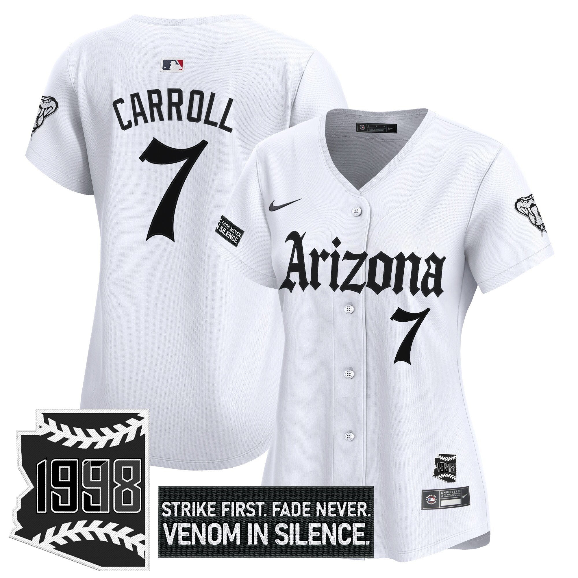 Women's ARI 'Gothic Desert Fang Edition' Vapor Premier Limited Jersey - All Stitched