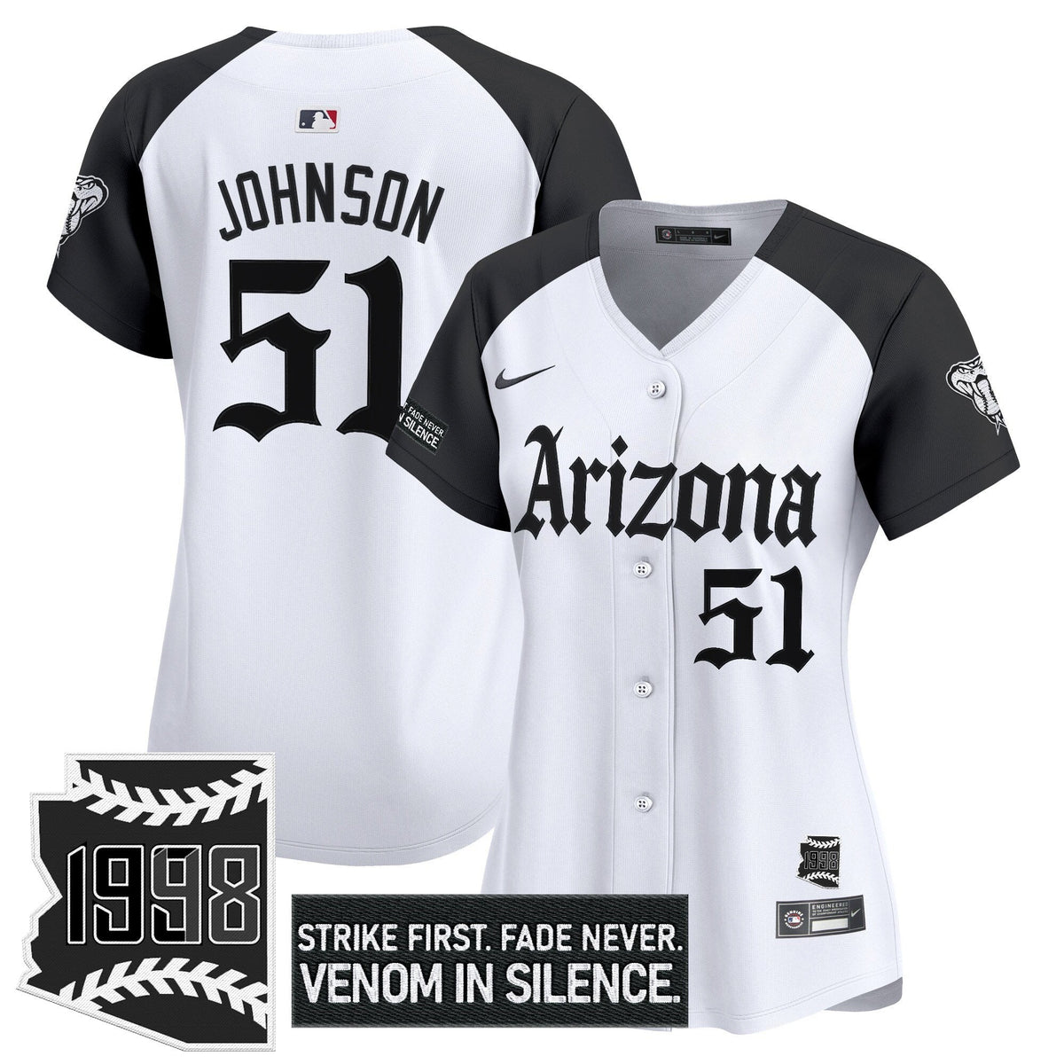 Women's ARI 'Gothic Desert Fang Edition' Vapor Premier Limited Jersey - All Stitched
