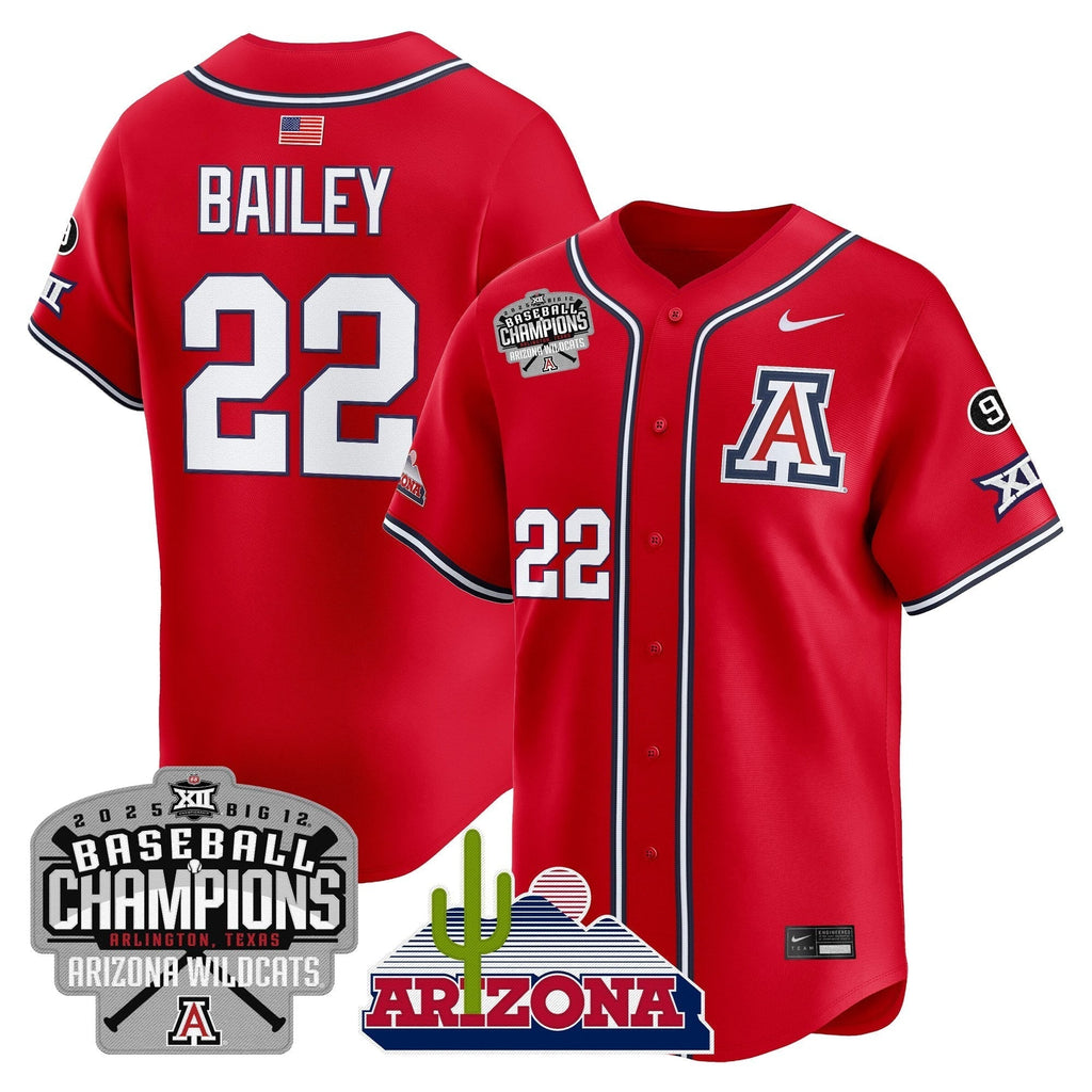 ARIZ 2025 Big 12 Champions Vapor Premier Limited Jersey - All Stitched