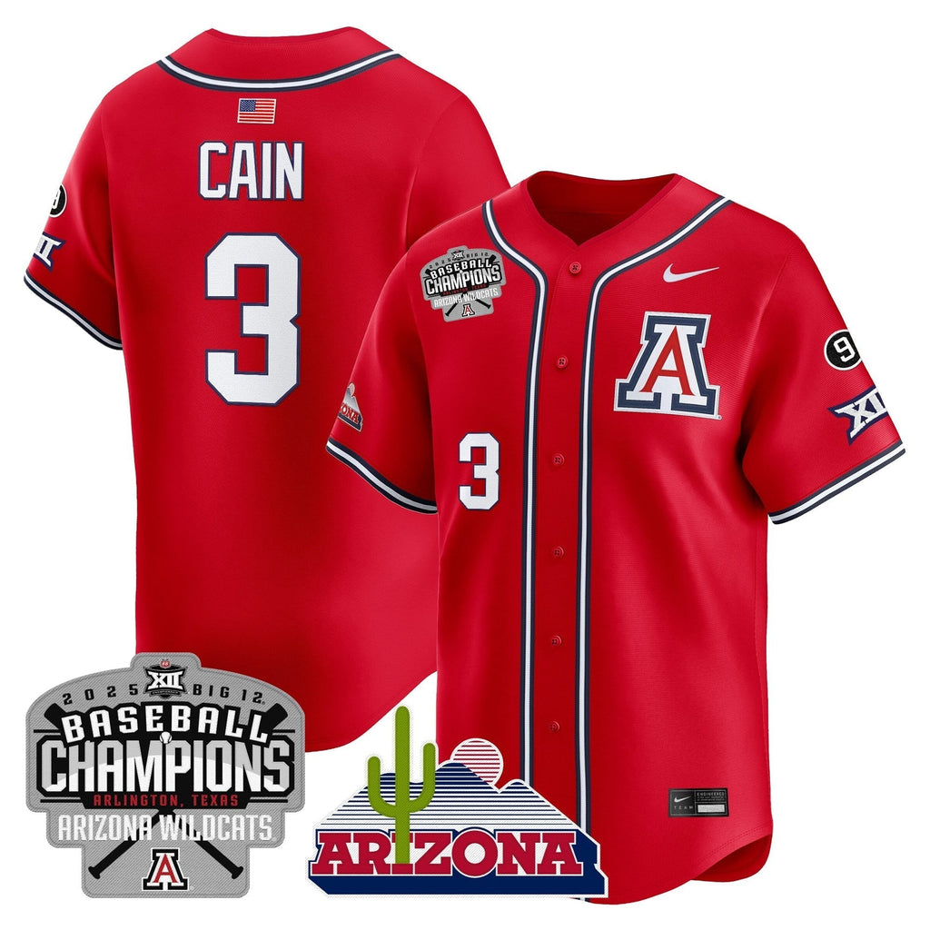 ARIZ 2025 Big 12 Champions Vapor Premier Limited Jersey - All Stitched