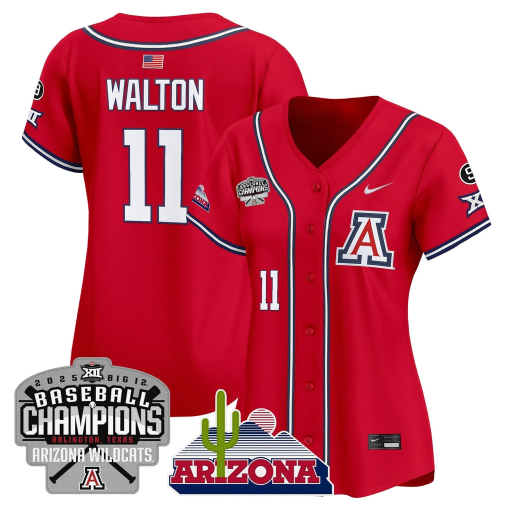 Women's ARIZ 2025 Big 12 Champions Vapor Premier Limited Jersey - All Stitched