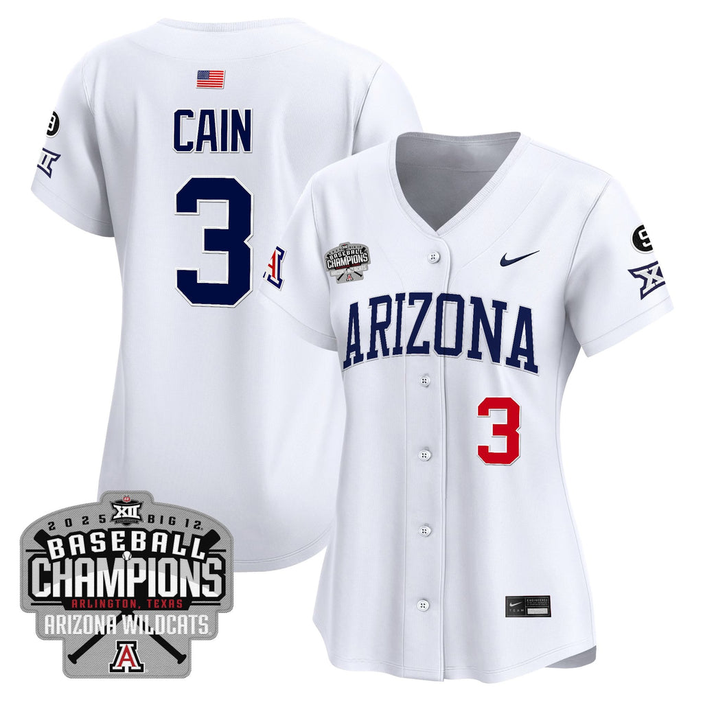 Women's ARIZ 2025 Big 12 Champions Vapor Premier Limited Jersey - All Stitched