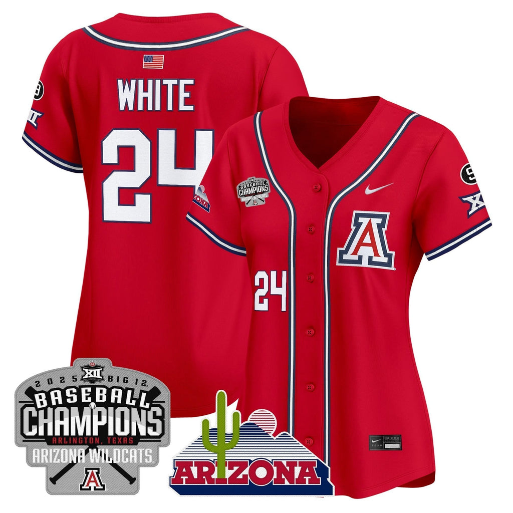 Women's ARIZ 2025 Big 12 Champions Vapor Premier Limited Jersey - All Stitched
