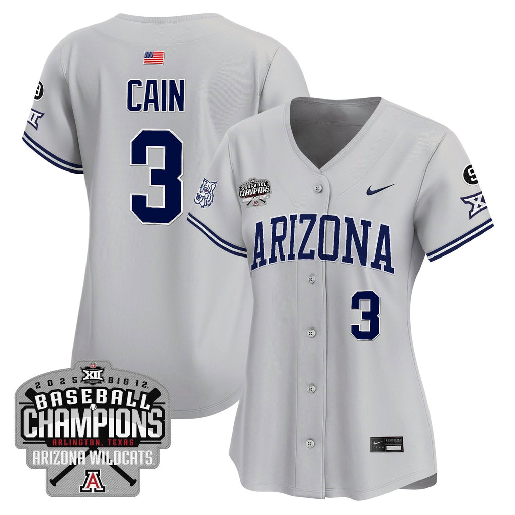 Women's ARIZ 2025 Big 12 Champions Vapor Premier Limited Jersey - All Stitched