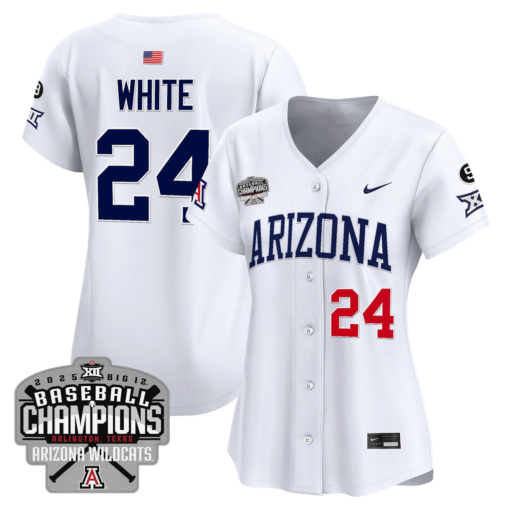 Women's ARIZ 2025 Big 12 Champions Vapor Premier Limited Jersey - All Stitched
