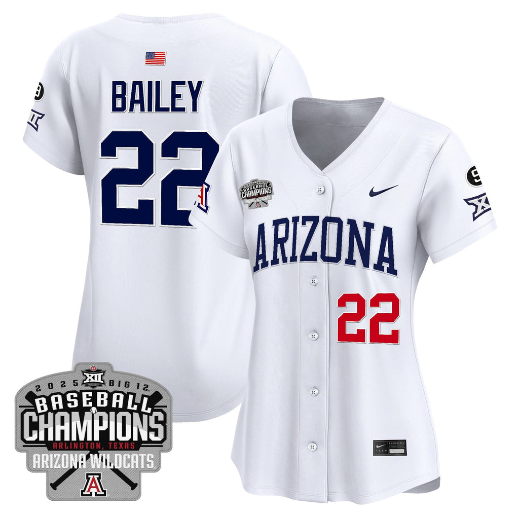 Women's ARIZ 2025 Big 12 Champions Vapor Premier Limited Jersey - All Stitched