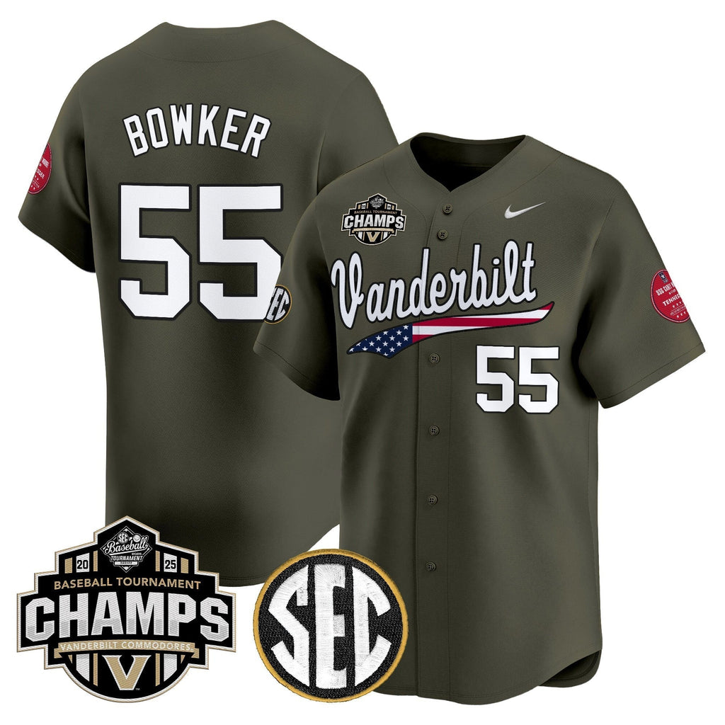 Vanderbilt Commodores 2025 SEC Conference Tournament Champions Vapor Premier Limited Men Jersey - All Stitched