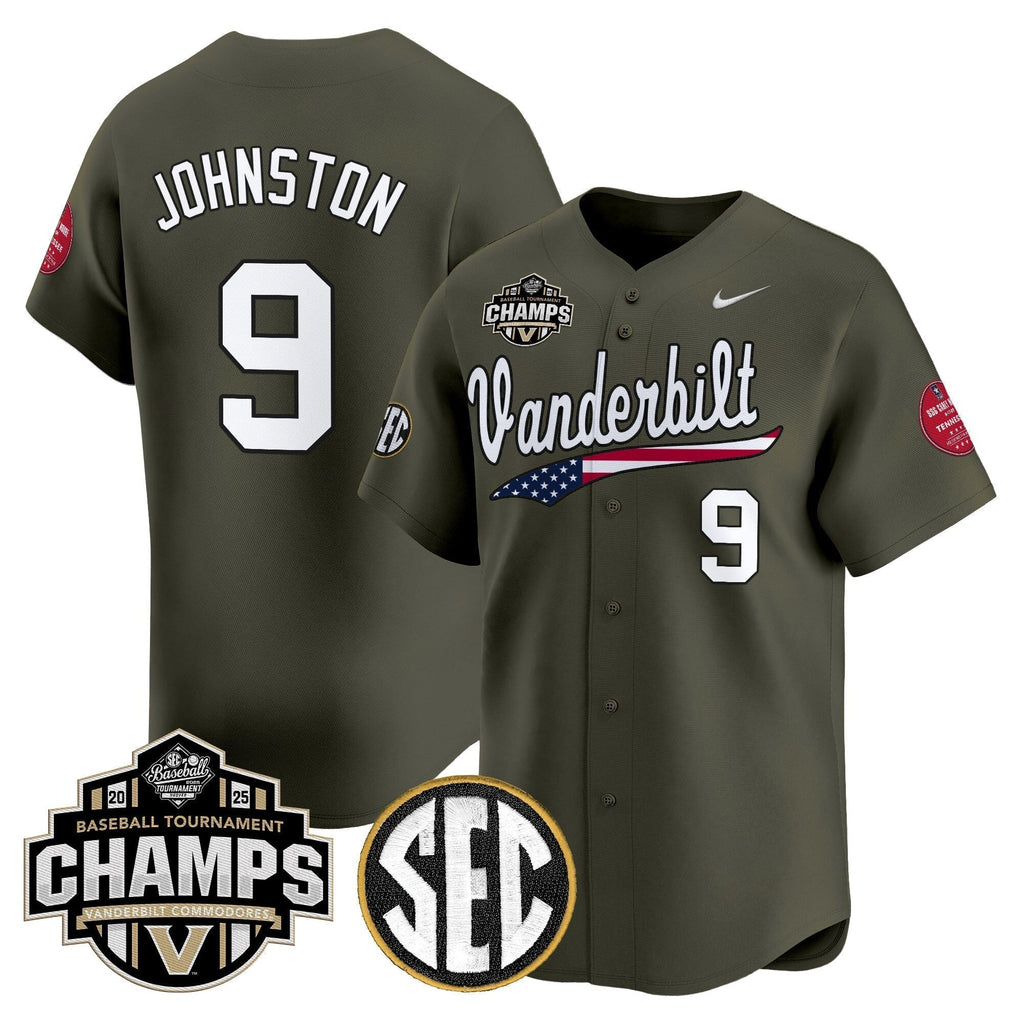 Vanderbilt Commodores 2025 SEC Conference Tournament Champions Vapor Premier Limited Men Jersey - All Stitched
