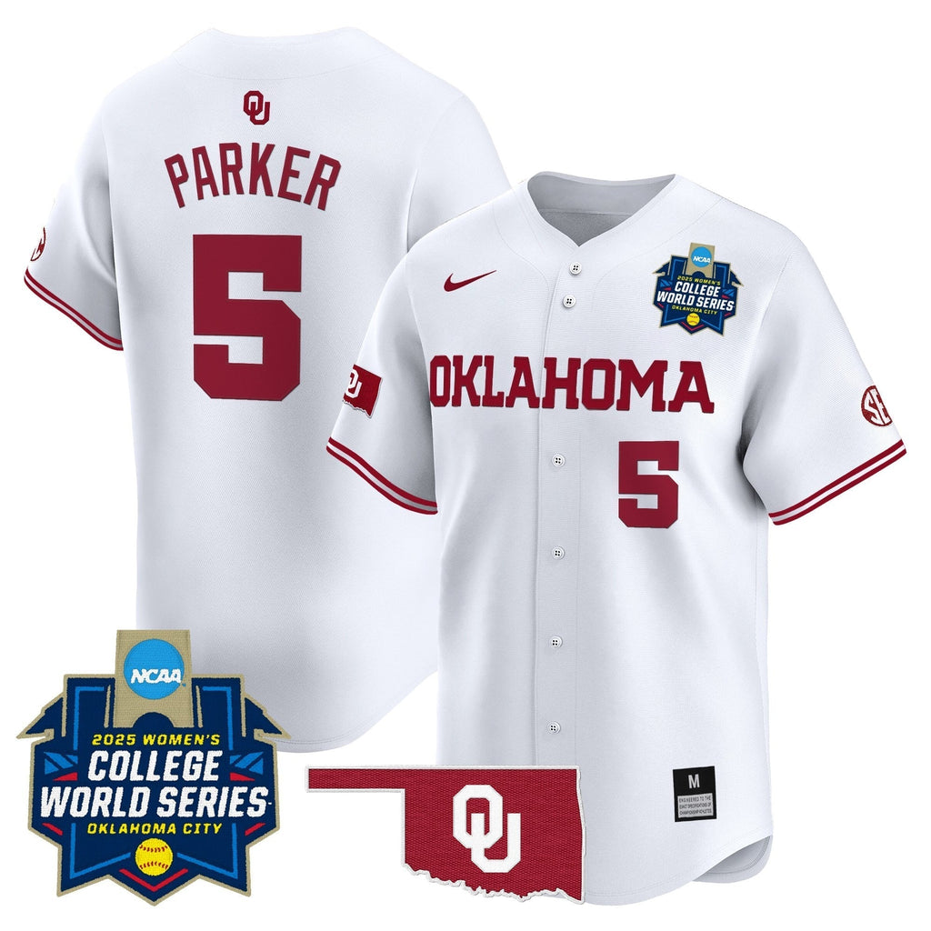 OU Softball 2025 World Series (WCWS) Vapor Premier Limited Jersey - All Stitched