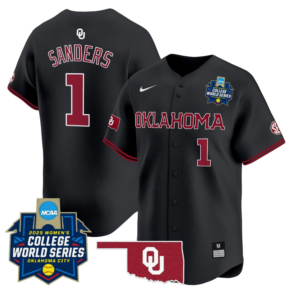 OU Softball 2025 World Series (WCWS) Vapor Premier Limited Jersey - All Stitched