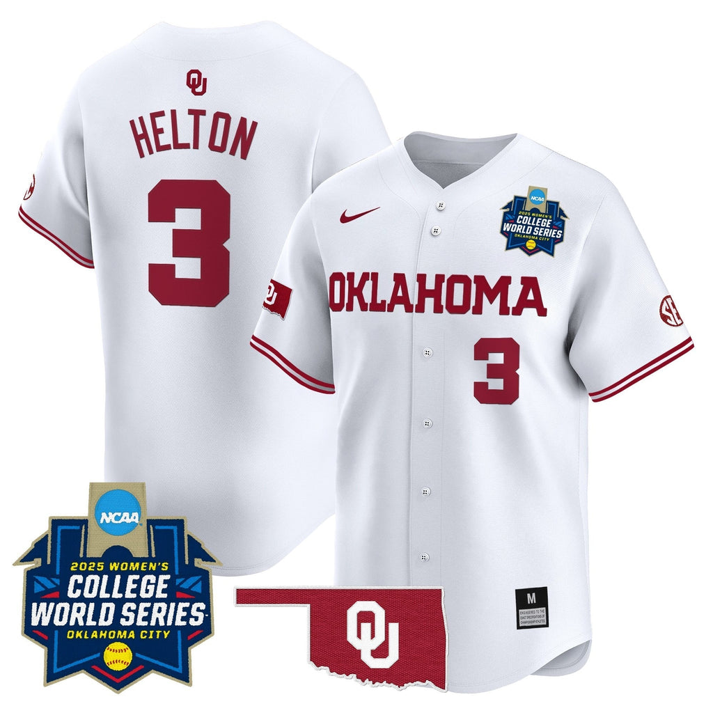 OU Softball 2025 World Series (WCWS) Vapor Premier Limited Jersey - All Stitched