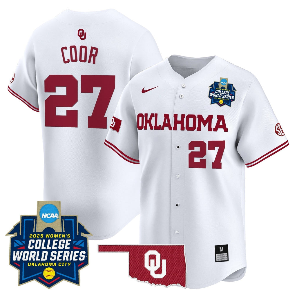 OU Softball 2025 World Series (WCWS) Vapor Premier Limited Jersey - All Stitched