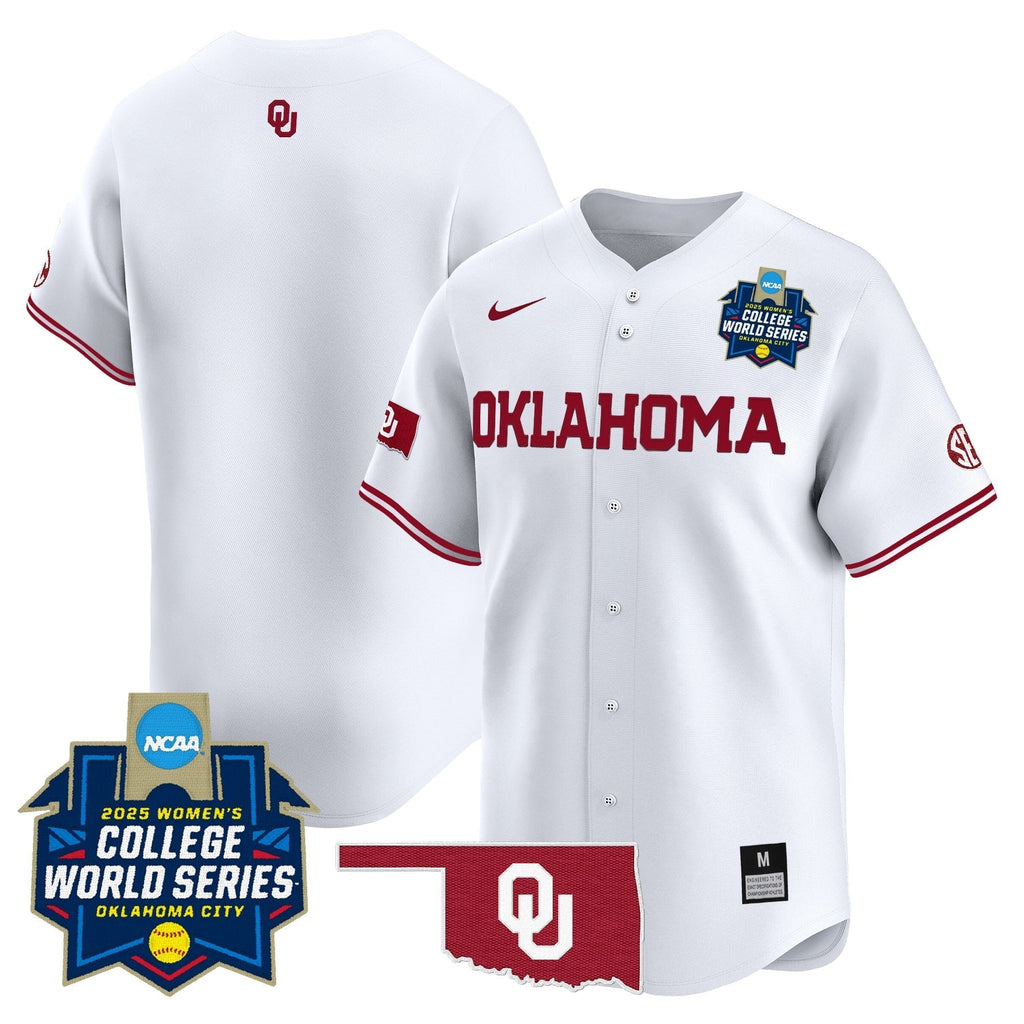 OU Softball 2025 World Series (WCWS) Vapor Premier Limited Jersey - All Stitched