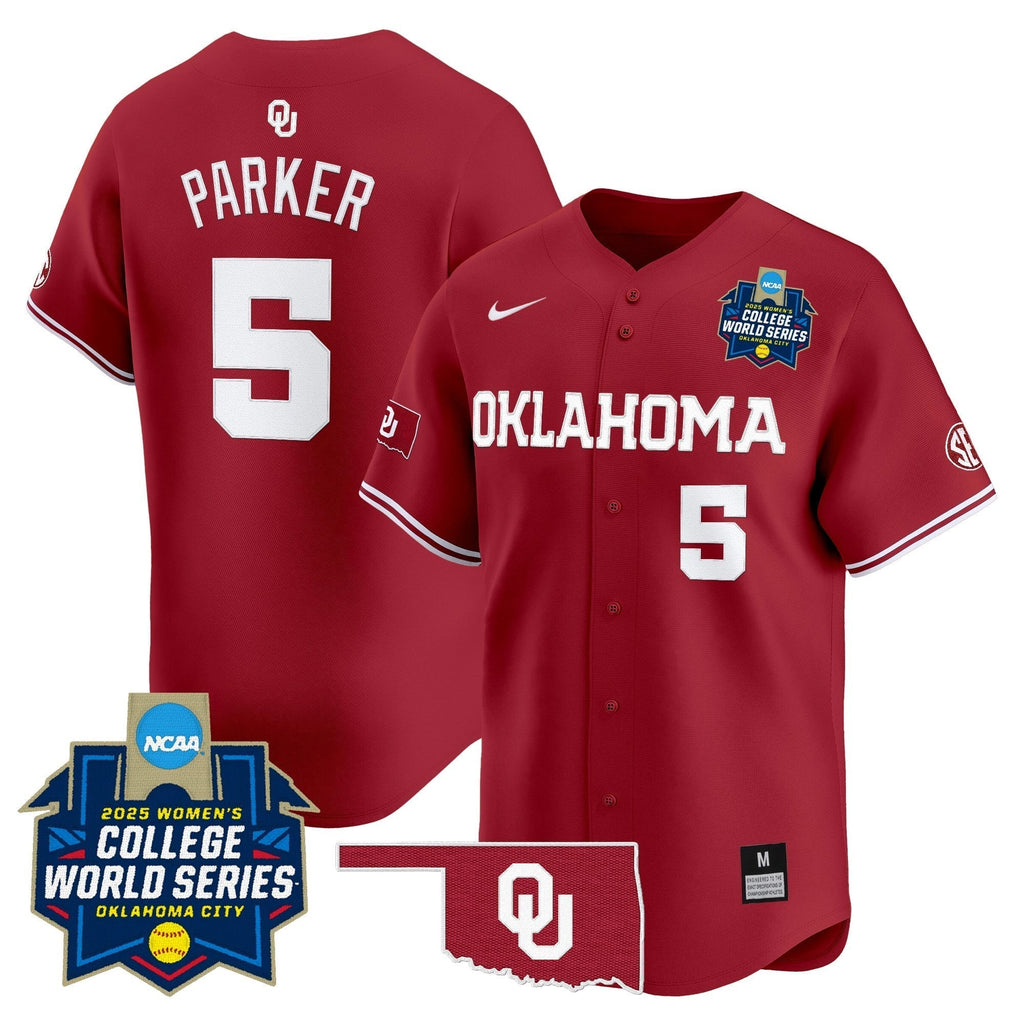 OU Softball 2025 World Series (WCWS) Vapor Premier Limited Men Jersey - All Stitched