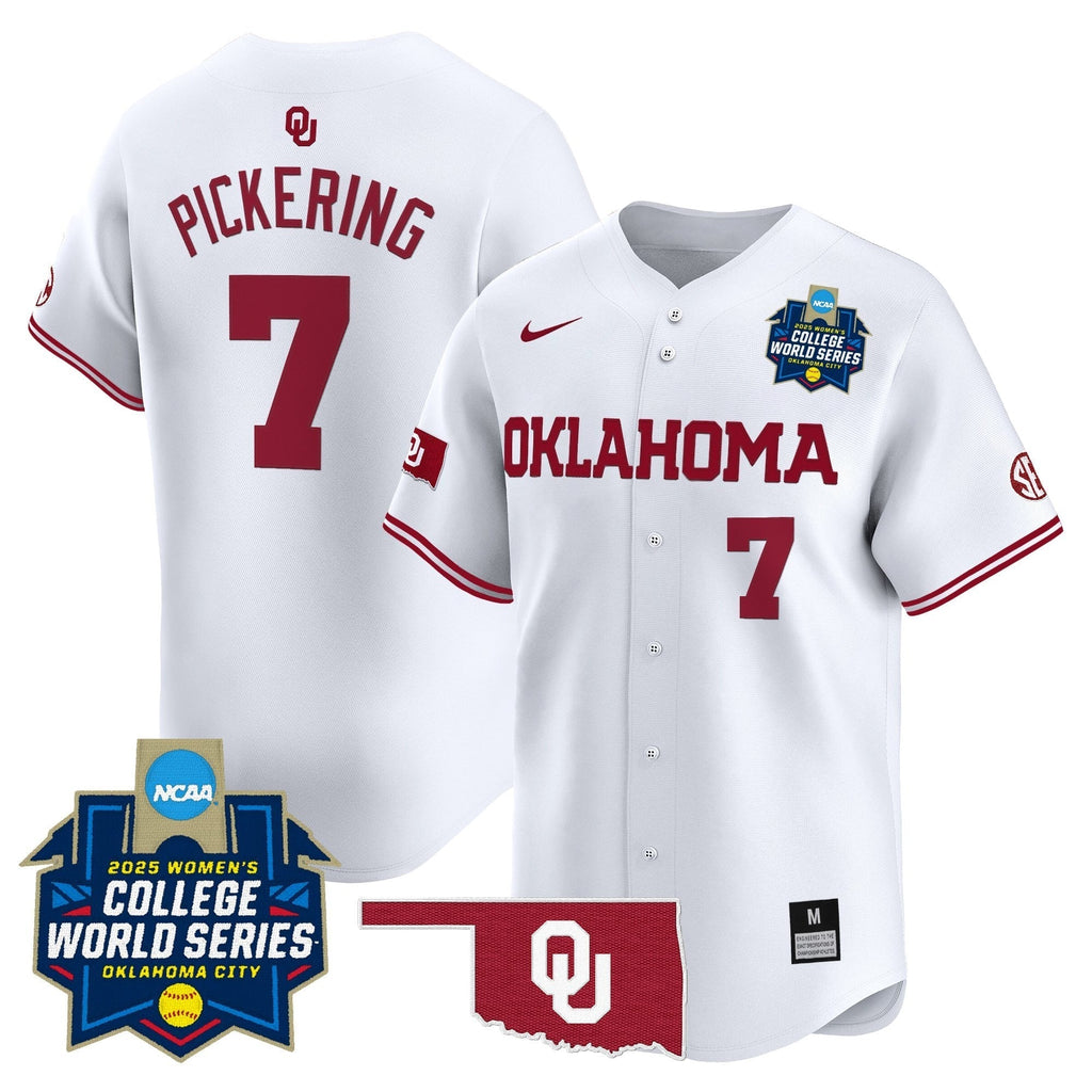 OU Softball 2025 World Series (WCWS) Vapor Premier Limited Jersey - All Stitched