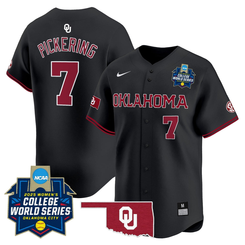 OU Softball 2025 World Series (WCWS) Vapor Premier Limited Jersey - All Stitched